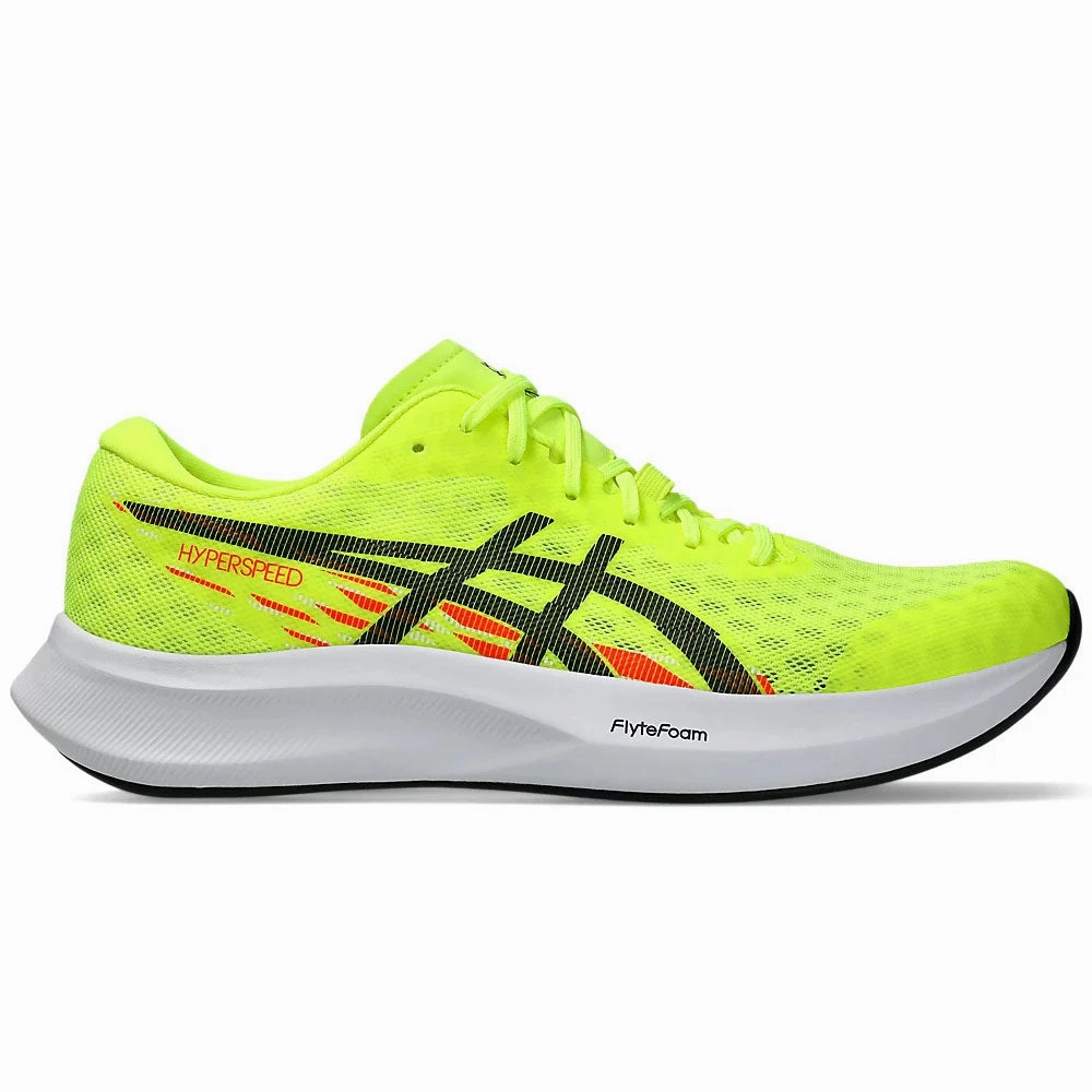 Men's Asics Hyper Speed 4, Safety Yellow/Black, 13 D Medium Asics Wreslting Shoes