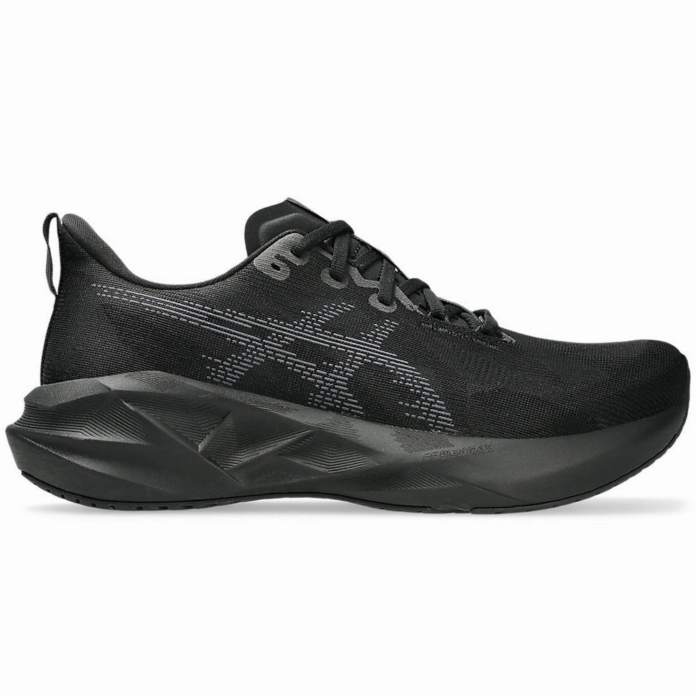 Asics Extra Wide Shoes Men's Asics Novablast 5, Black/Carrier Grey, 9.5 D Medium