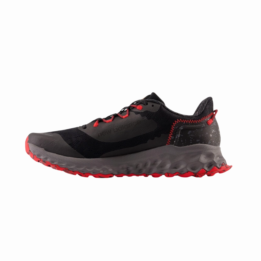 Speed Hiking Shoes Review Men's Fresh Foam x Garo v1 - Magnet with True Red and Black (D Width)