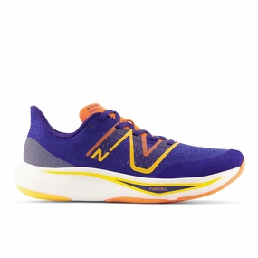 Men's New Balance FuelCell Rebel v3, Victory Blue/Vibrant Apricot, 7.5 D Medium New Balance 9060 Grey And Pink