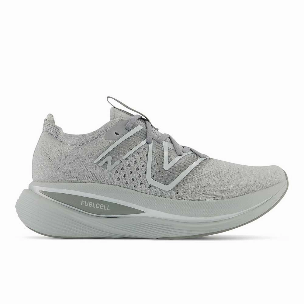 Men's New Balance FuelCell Supercomp V2, Rain Cloud/Silver/Marblehead, 9 D Medium Trainers Mens New Balance