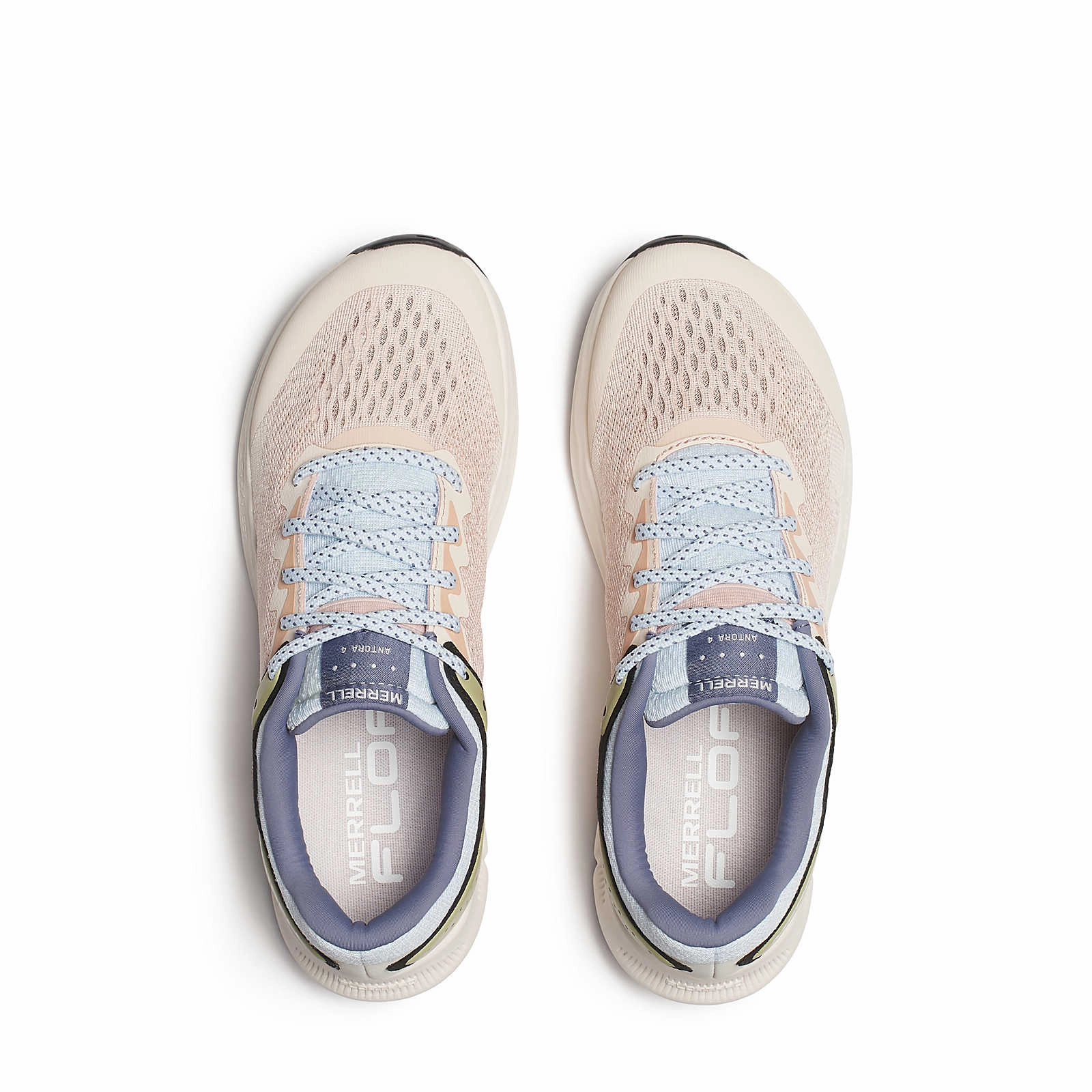 Hiking Shoes Leather Merrell Women's Antora 4 Low Trail Sneaker - Pink Salt/Ice Blue