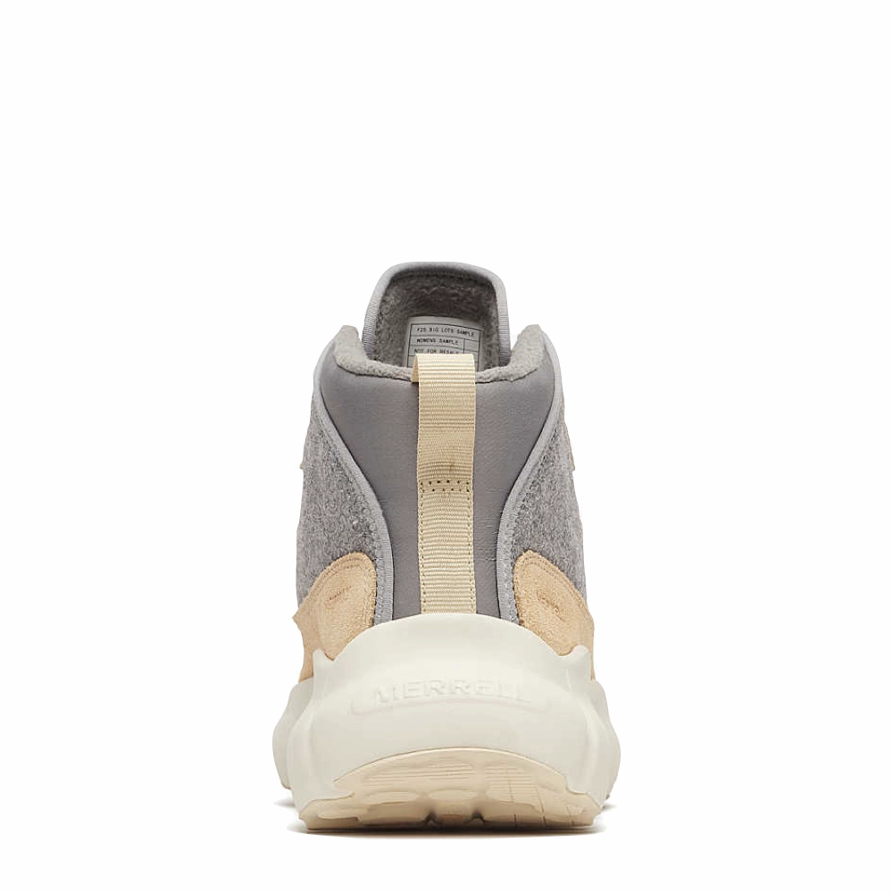 Waterproof Barefoot Running Shoes Merrell Women's Clover Mid Wool Waterproof Boot in Latte