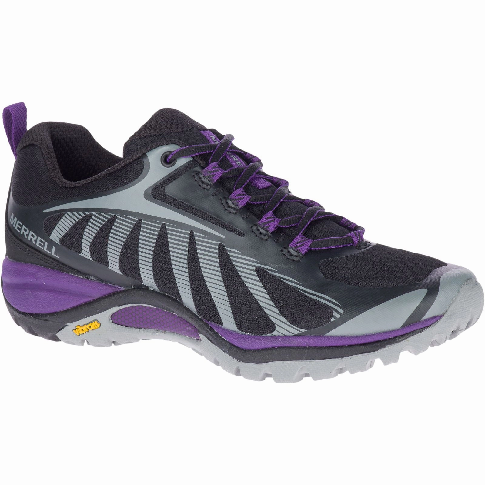 Merrell Women's Siren Edge 3 Sneaker - Black/Acai Cross Training Hiking Shoes
