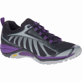 Trail Runner Swt Hiking Shoes Merrell Women's Siren Edge 3 Sneaker - Black/Acai
