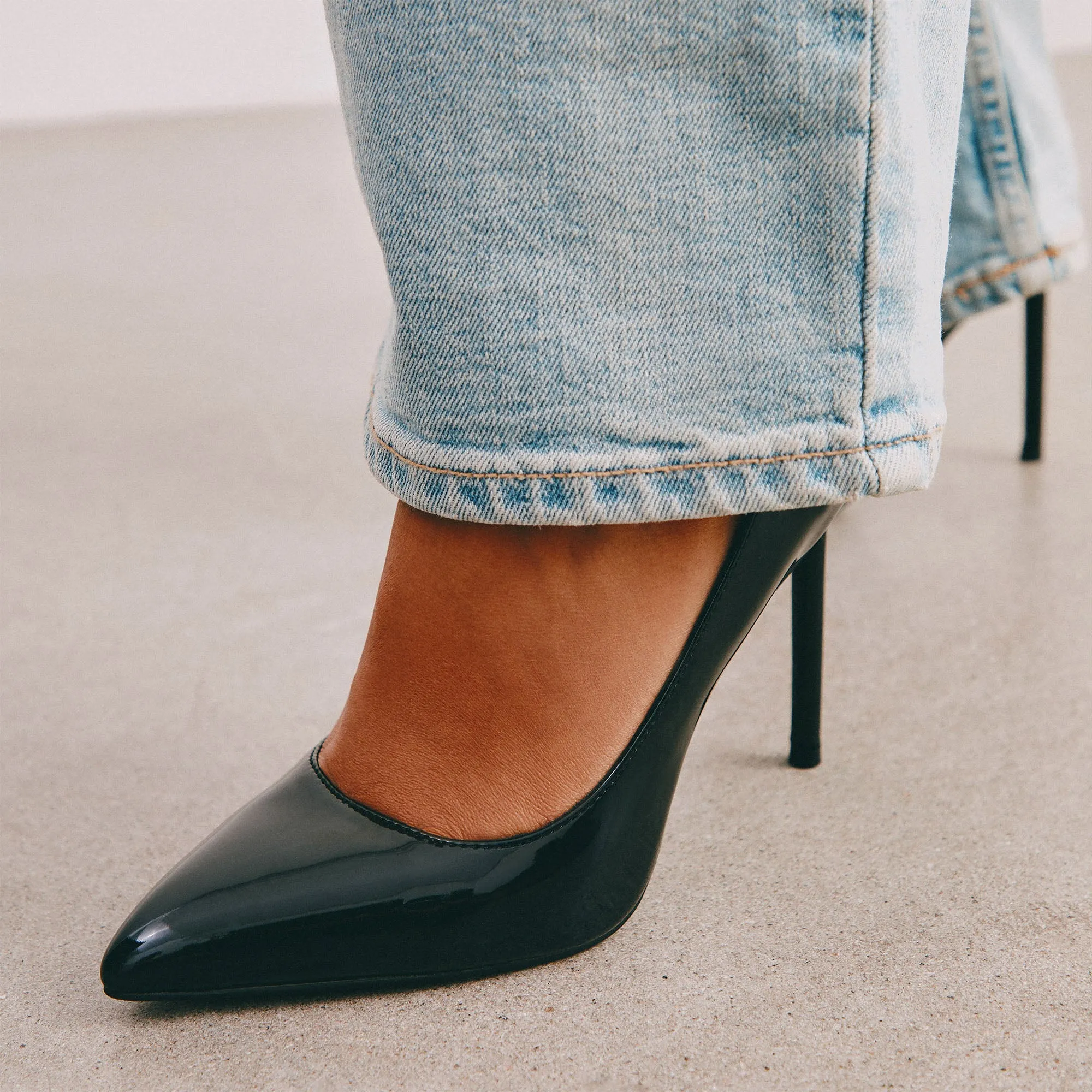 Mesmerize High Heeled Combat Boots