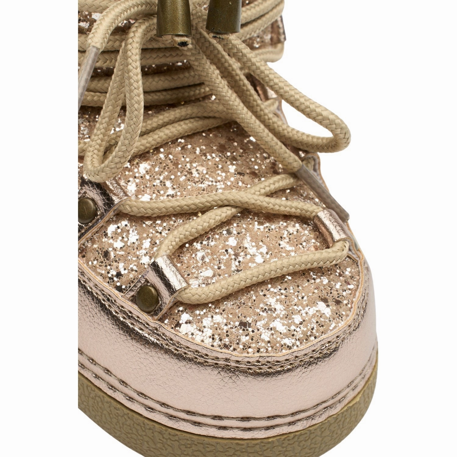 Mikk-Line Champagne Glitter Snow Boot Glitter Winter Snow Boot Sale