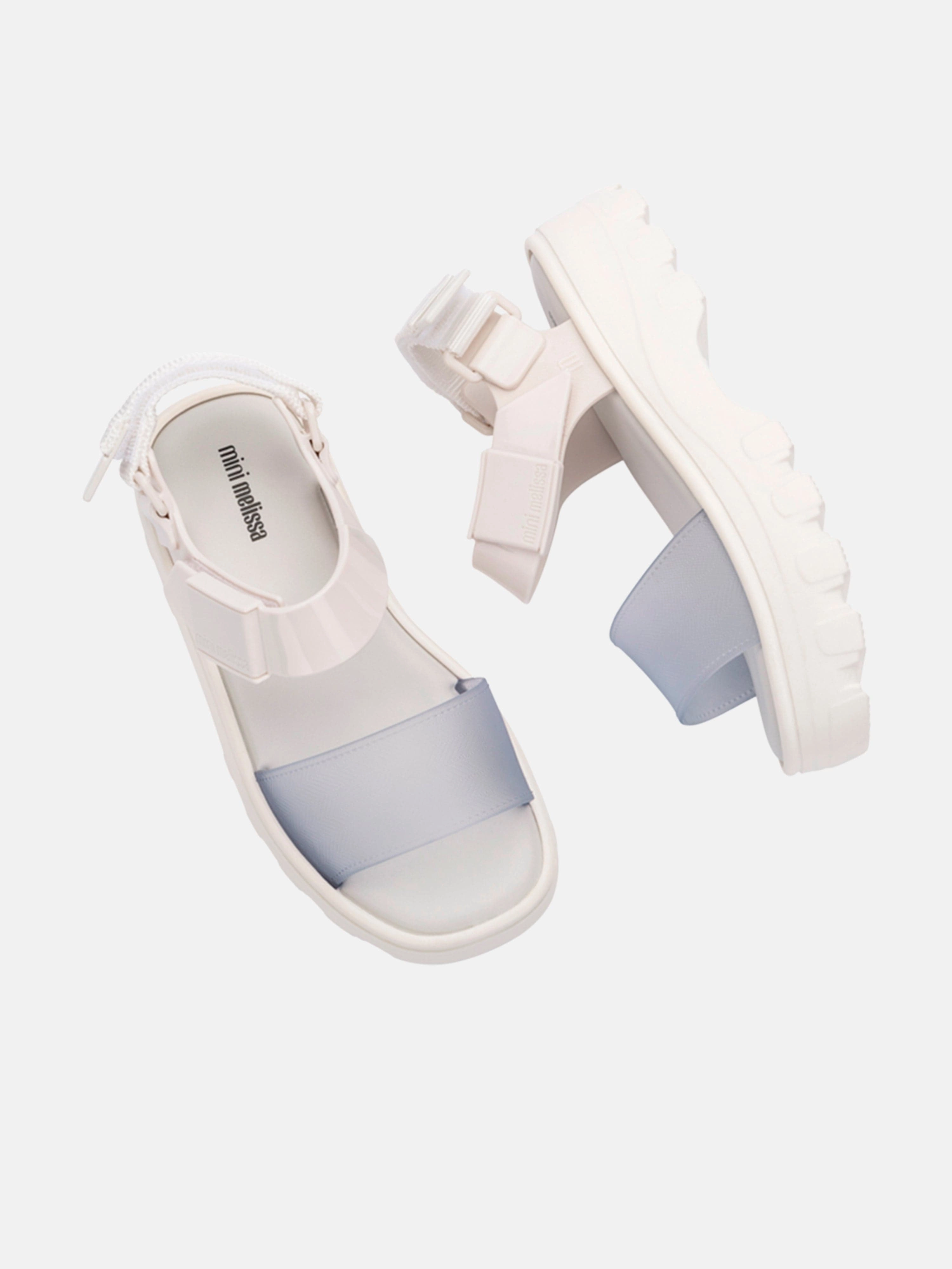 Mini Melissa Girls Kick Off Sandals in White Keen Water Sandals