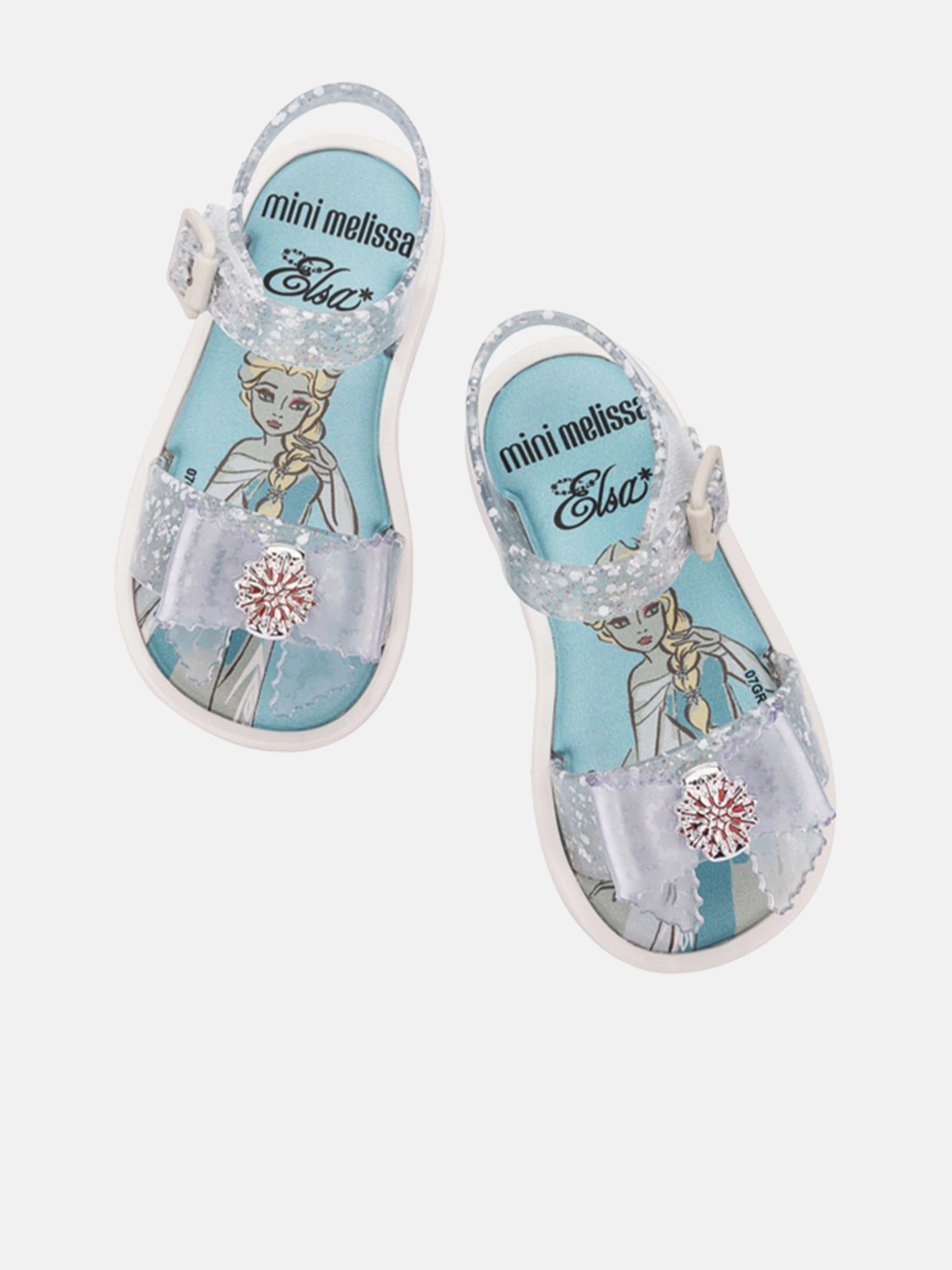 Mini Melissa Girls Mar   Disney Princess sandals in White Sandals Lasource Grenada