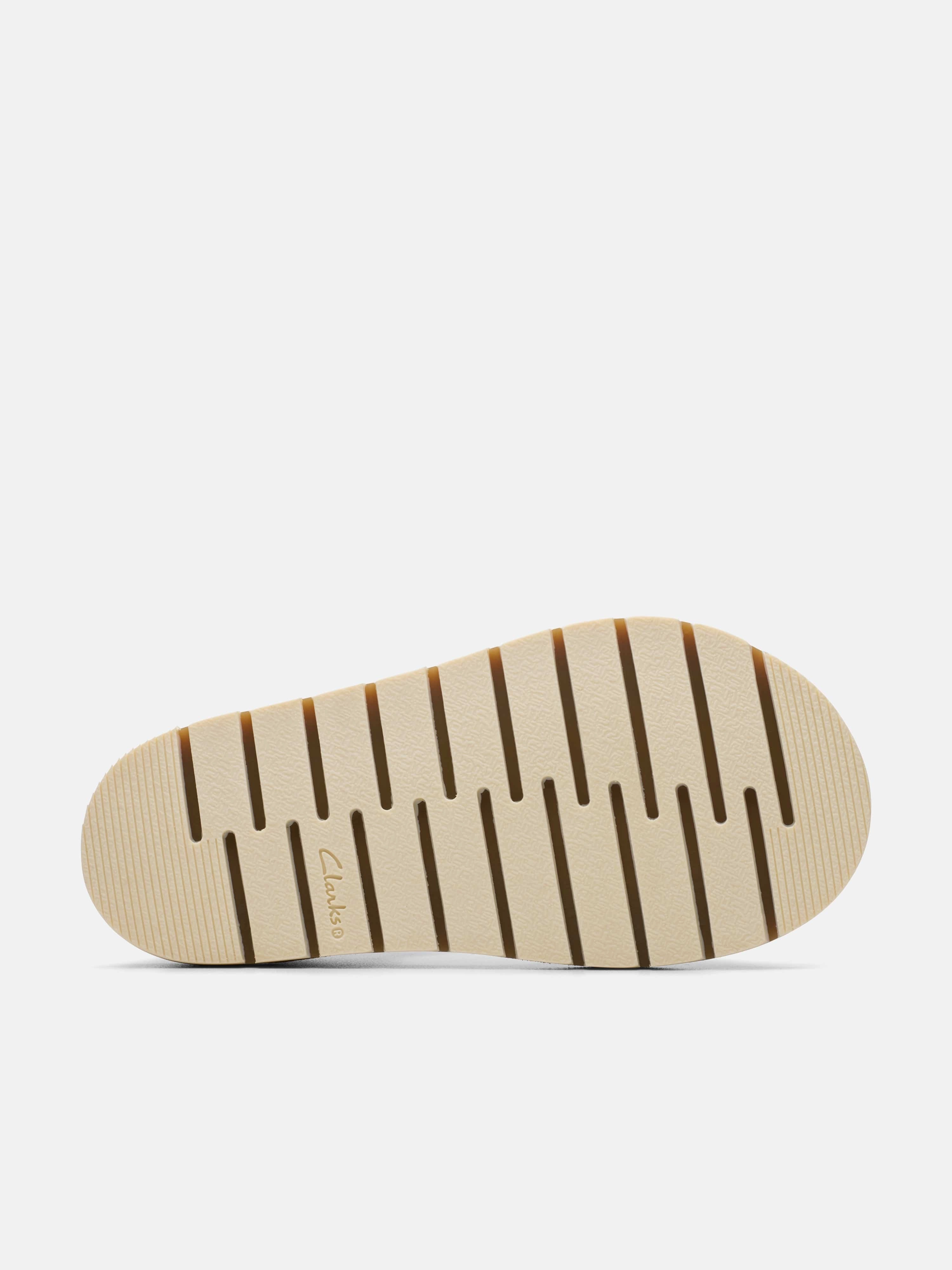 Clarks Girls Leather Play Sun Reef Sandals in White Sandals Ochi Photos