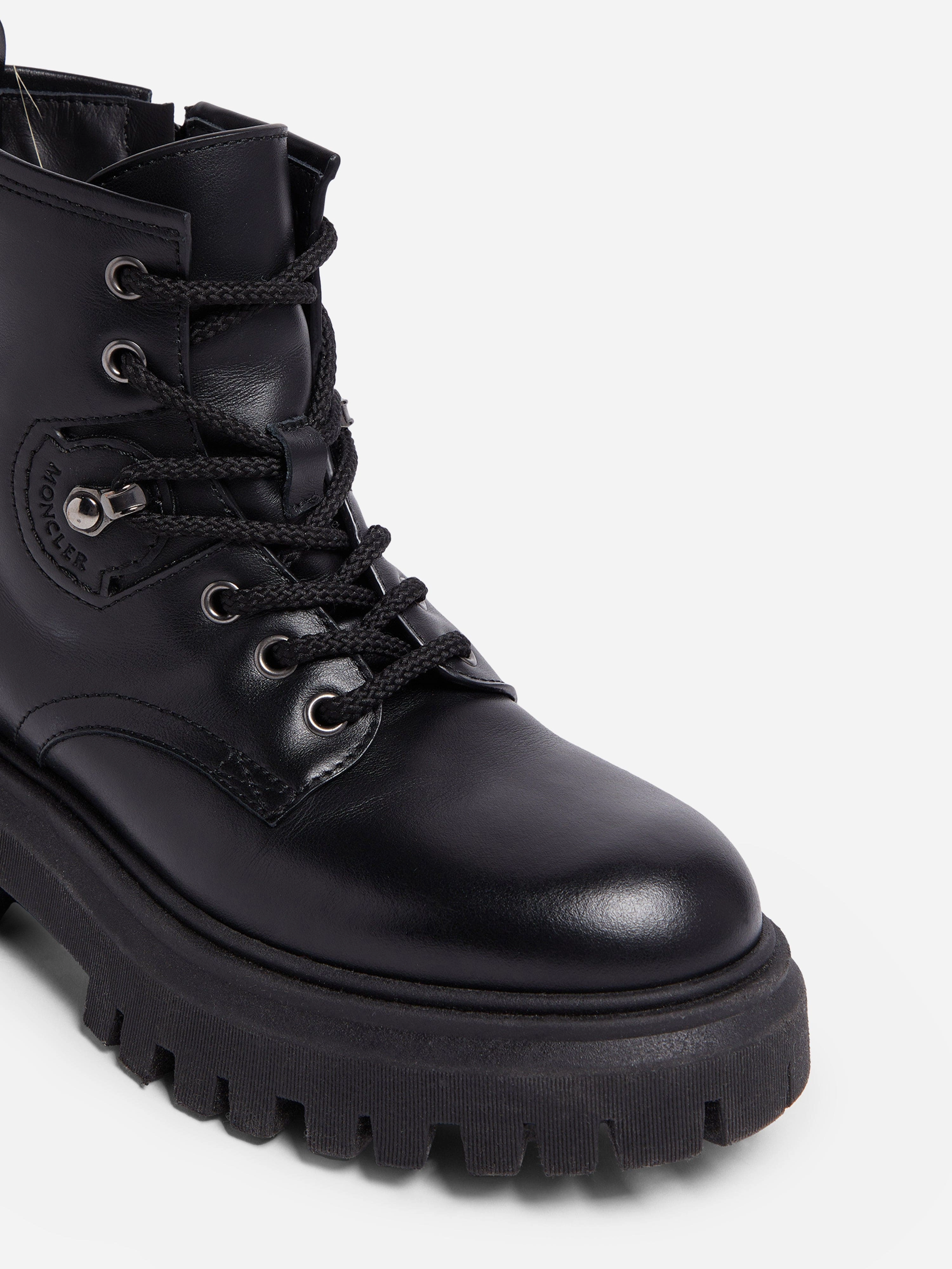 Moncler Enfant Kids Petit Gaia Pocket Snow Boots in Black Bearpaw Waterproof Boots