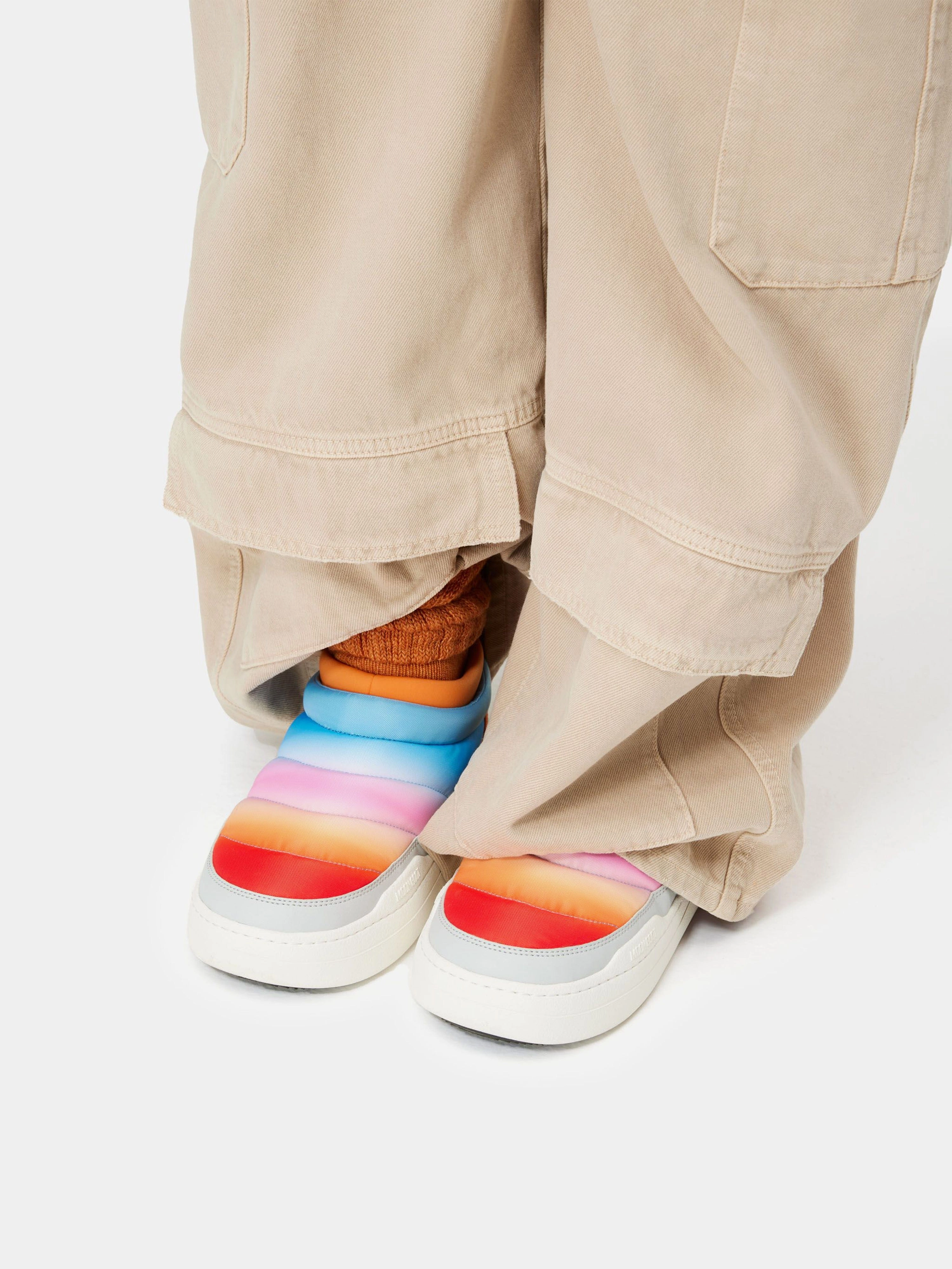 Dankso Boots Moon Boot Girls Park Soft Sunrise Shoes in Multicolour