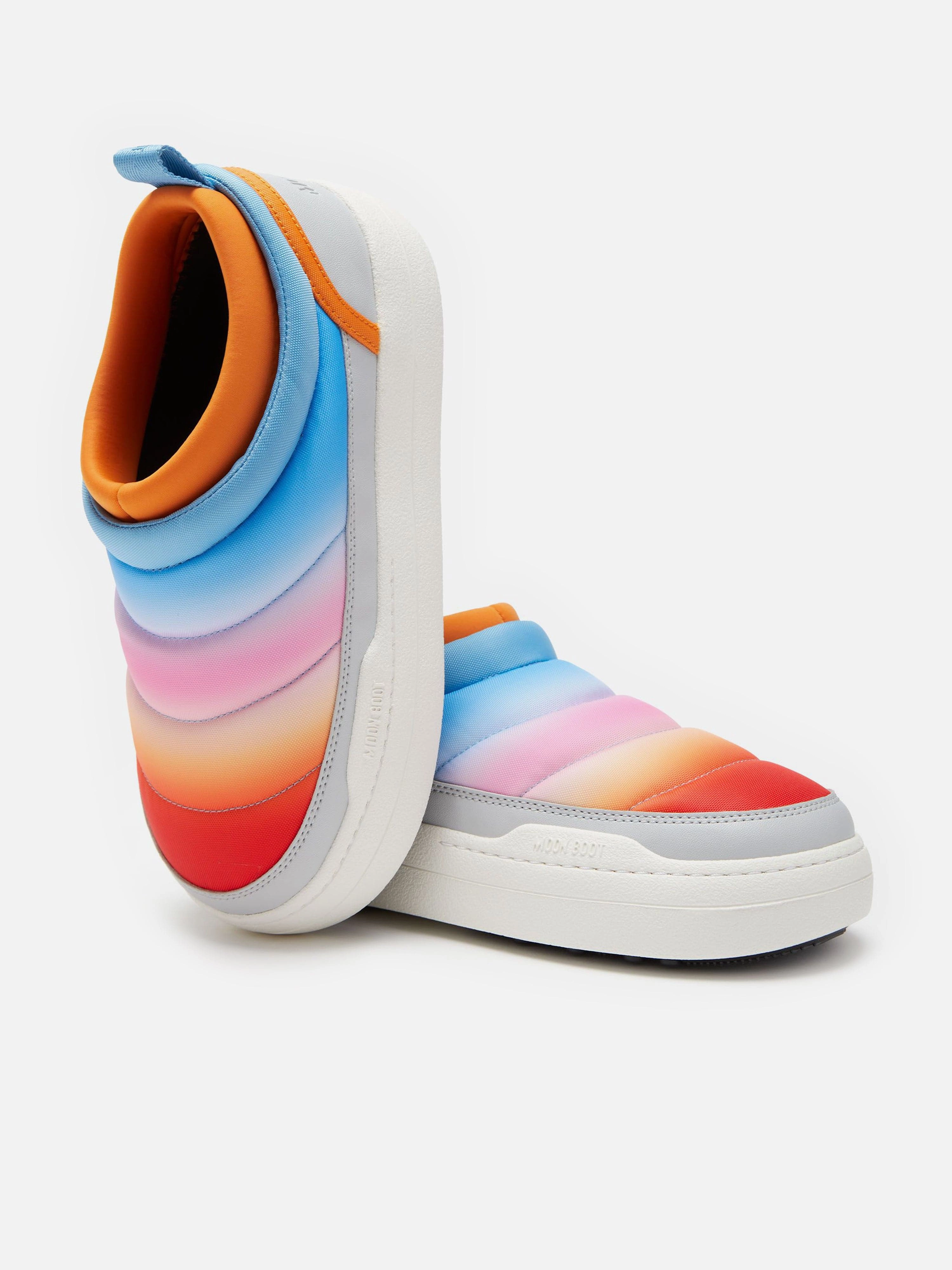 Moon Boot Girls Park Soft Sunrise Shoes in Multicolour Rain Boots Rain