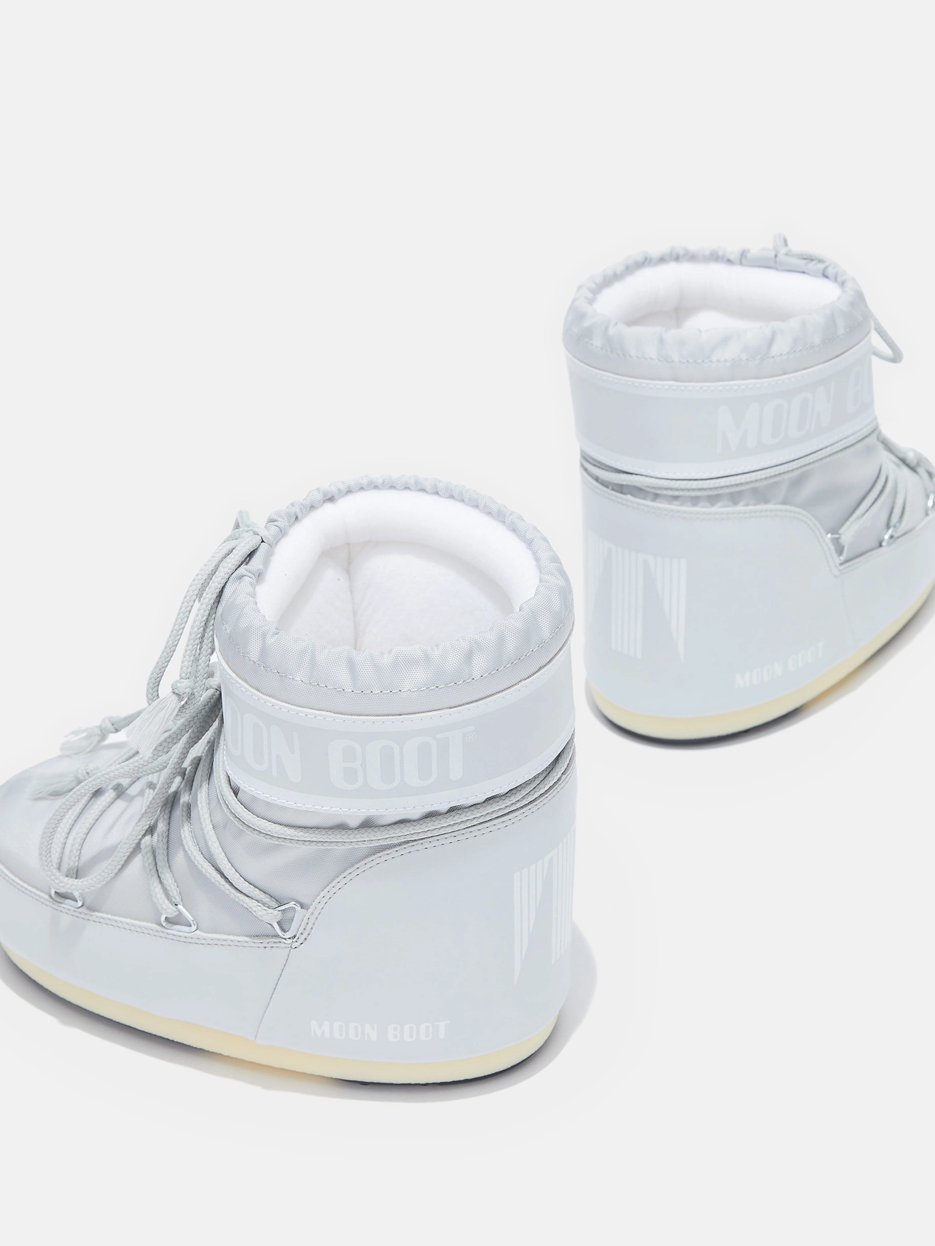 High Wedge Boots Moon Boot Kids Icon Low Boots in Grey