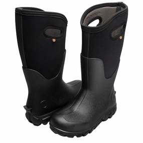 Britton Road Lace Up Waterproof Shoe Women's Classic Seamless Tall Black