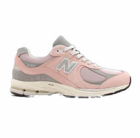 New Balance Men's 2002r Shoes - Orb Pink / Shadow Grey / Silver Metallic New Balance Cleats White