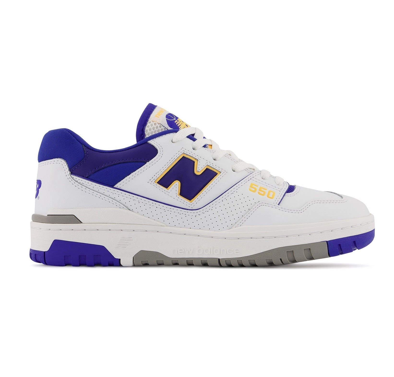 New Balance Rose Water New Balance Men's 550 Lakers Shoes - White / Purple / Gold