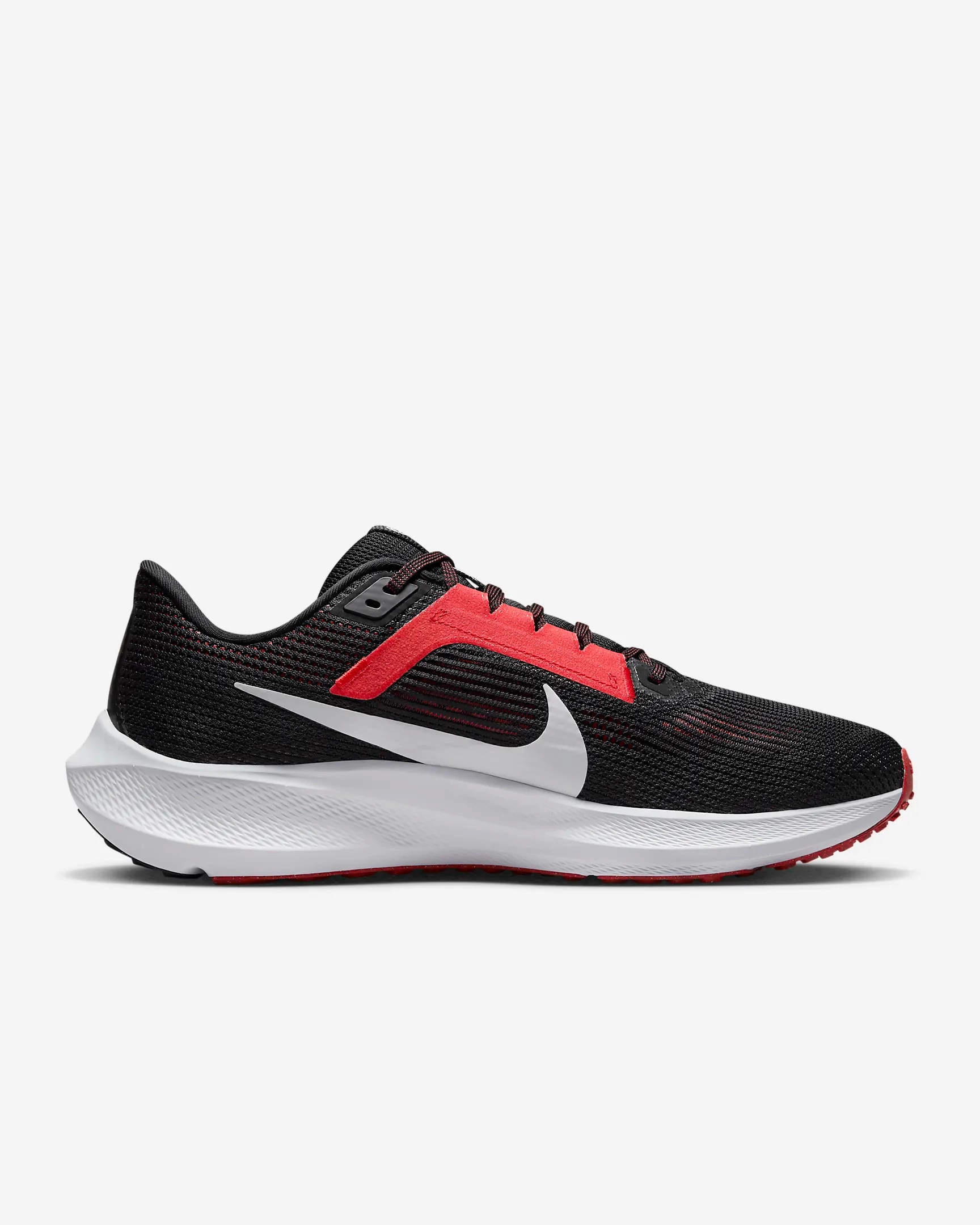 Nike Men's Pegasus 40 Shoes - Black / Light Crimson / White Nike Shoe Models