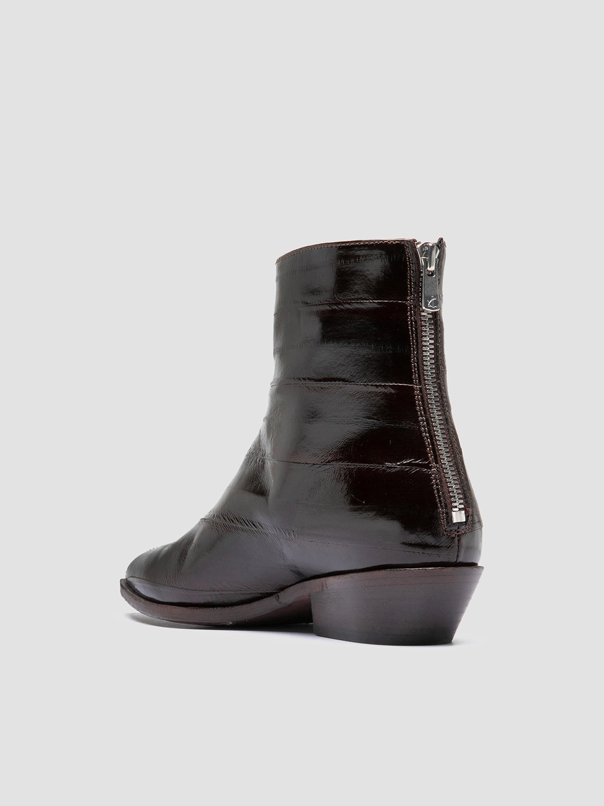 NOELIE DD 109 - Brown Leather Zipped Boots Alaskan Snow Boots