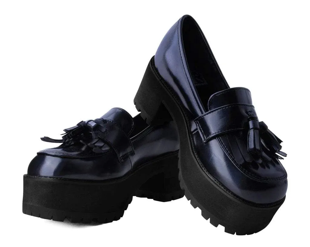 Surde Loafers OIL HAZE BLACK LOAFERS