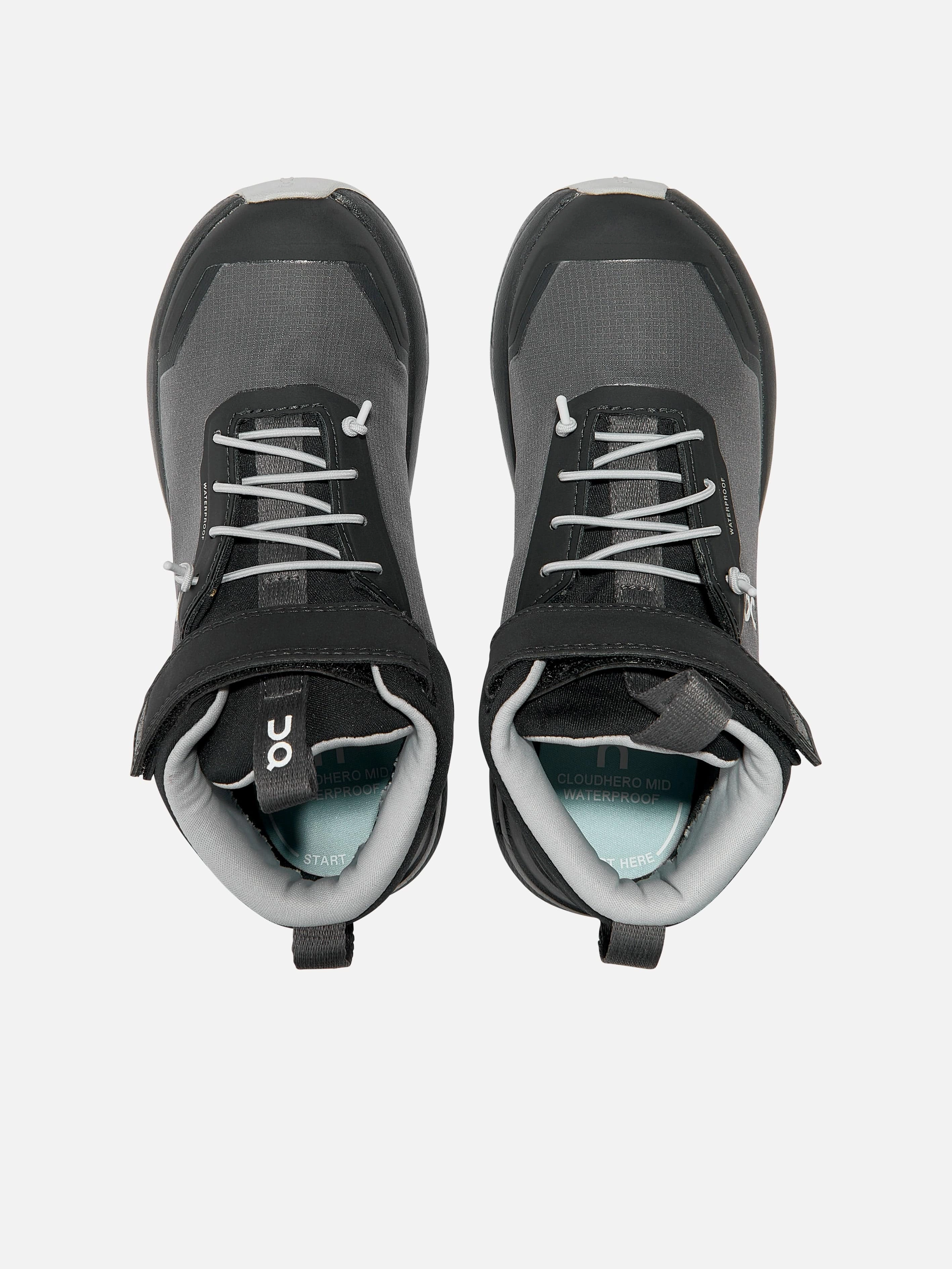 Best Current Basketball Shoes On Running Kids Cloudhero Mid Waterproof Trainers in Grey