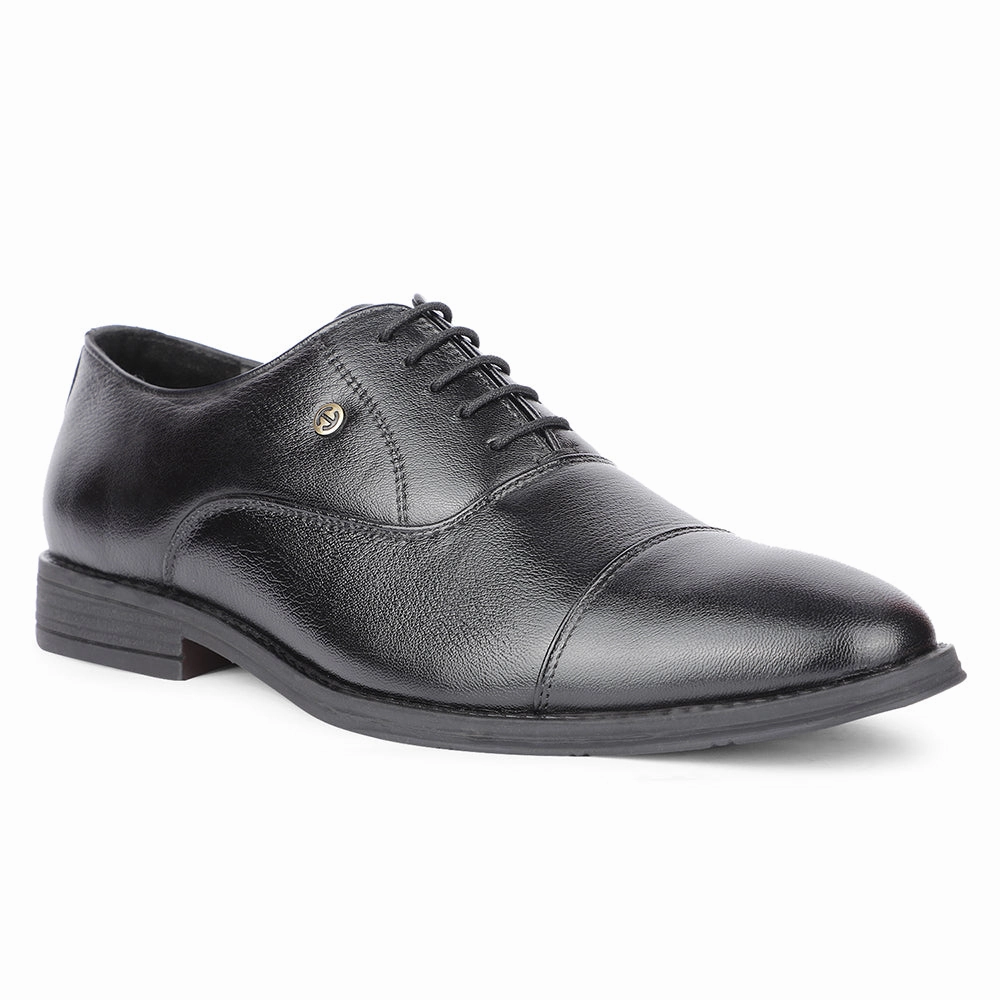 Healers Formal Black Lacing Derby Shoes For Men S201-04 By Liberty Brushed Leather Laced Derby Shoes