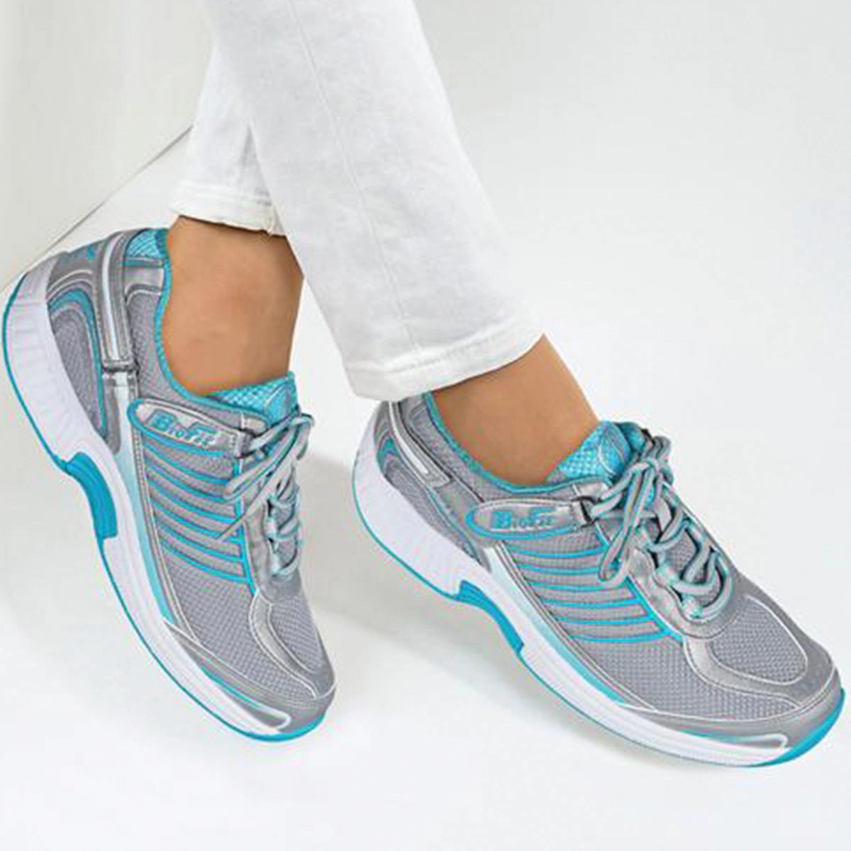 Japan Climbing Shoes Orthofeet Women Verve Tie-Less - Turquoise