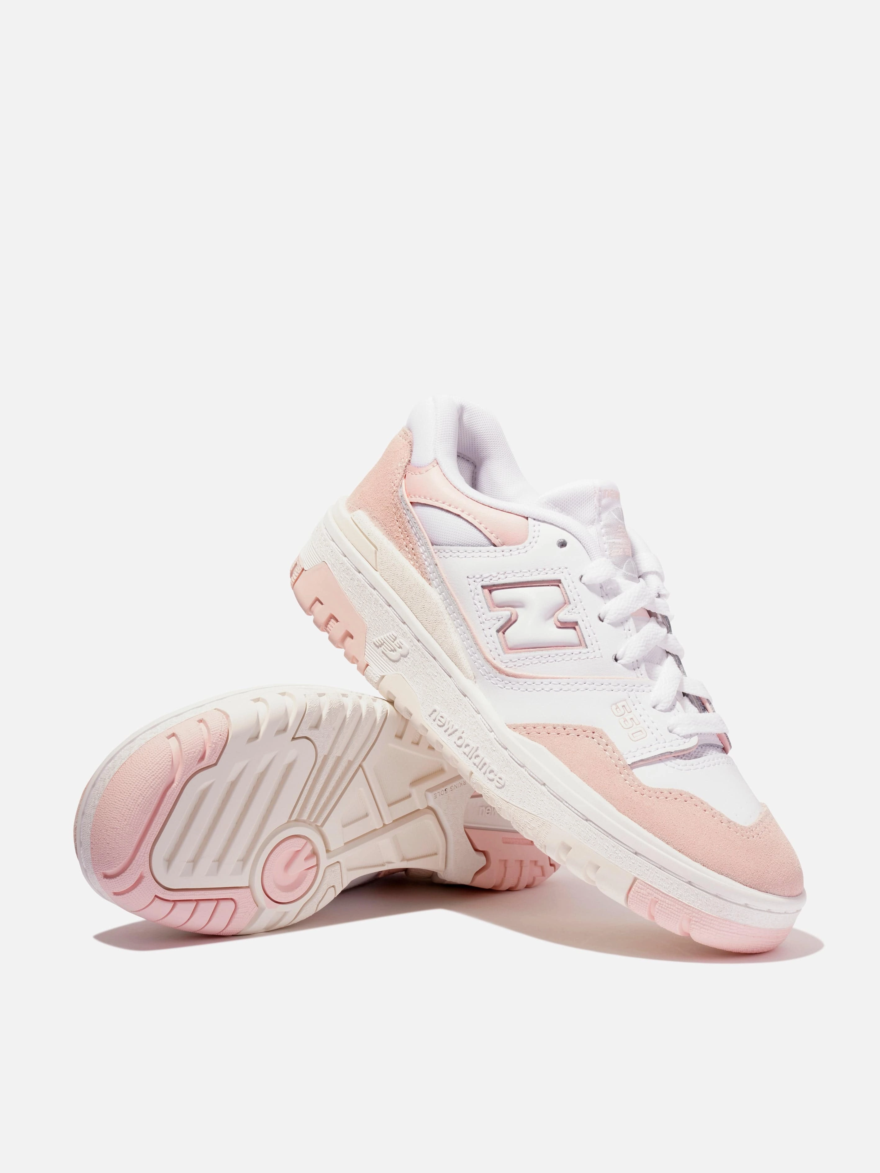 Basketball Shoes Perth Wa New Balance Girls 550 Logo Trainers in Pink