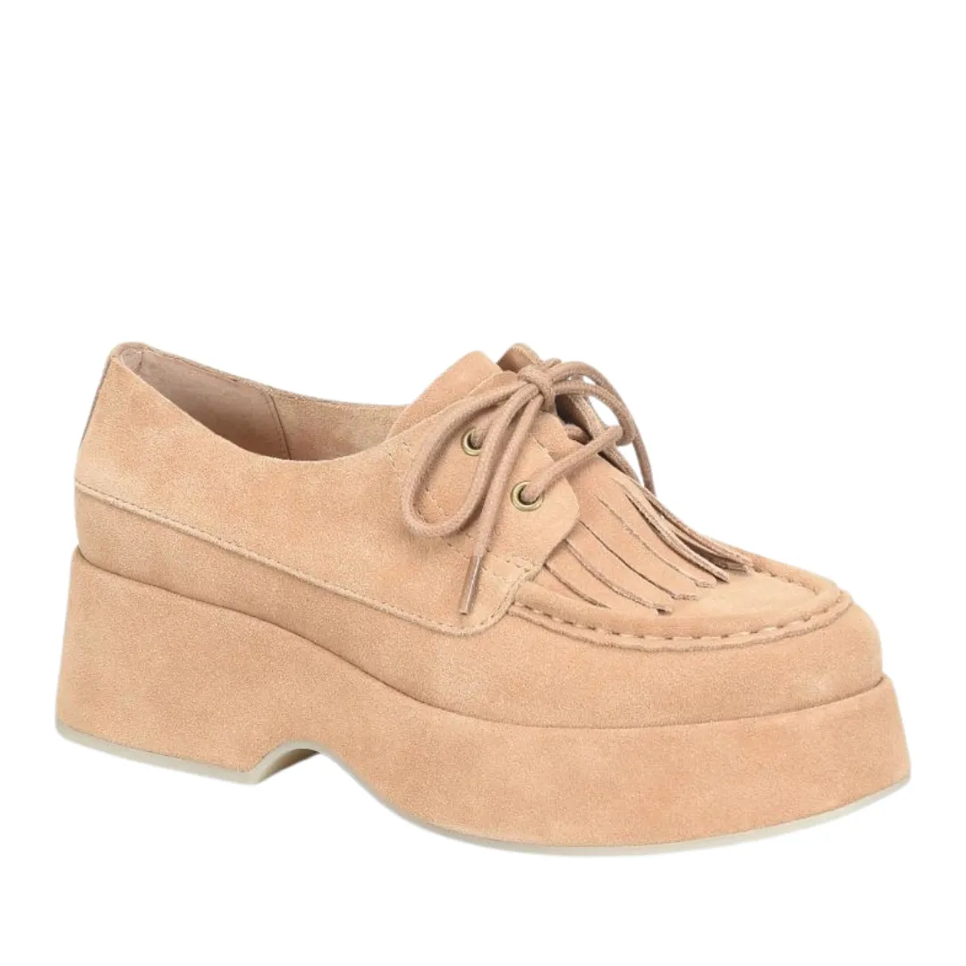 Vegan 8053 Quad Mono Oxfords Penelope in Natural