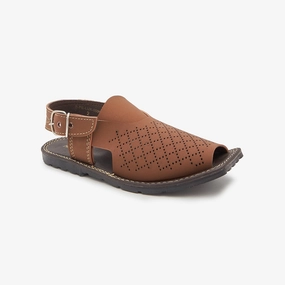 Sandals With Backs Peshawari for Boys