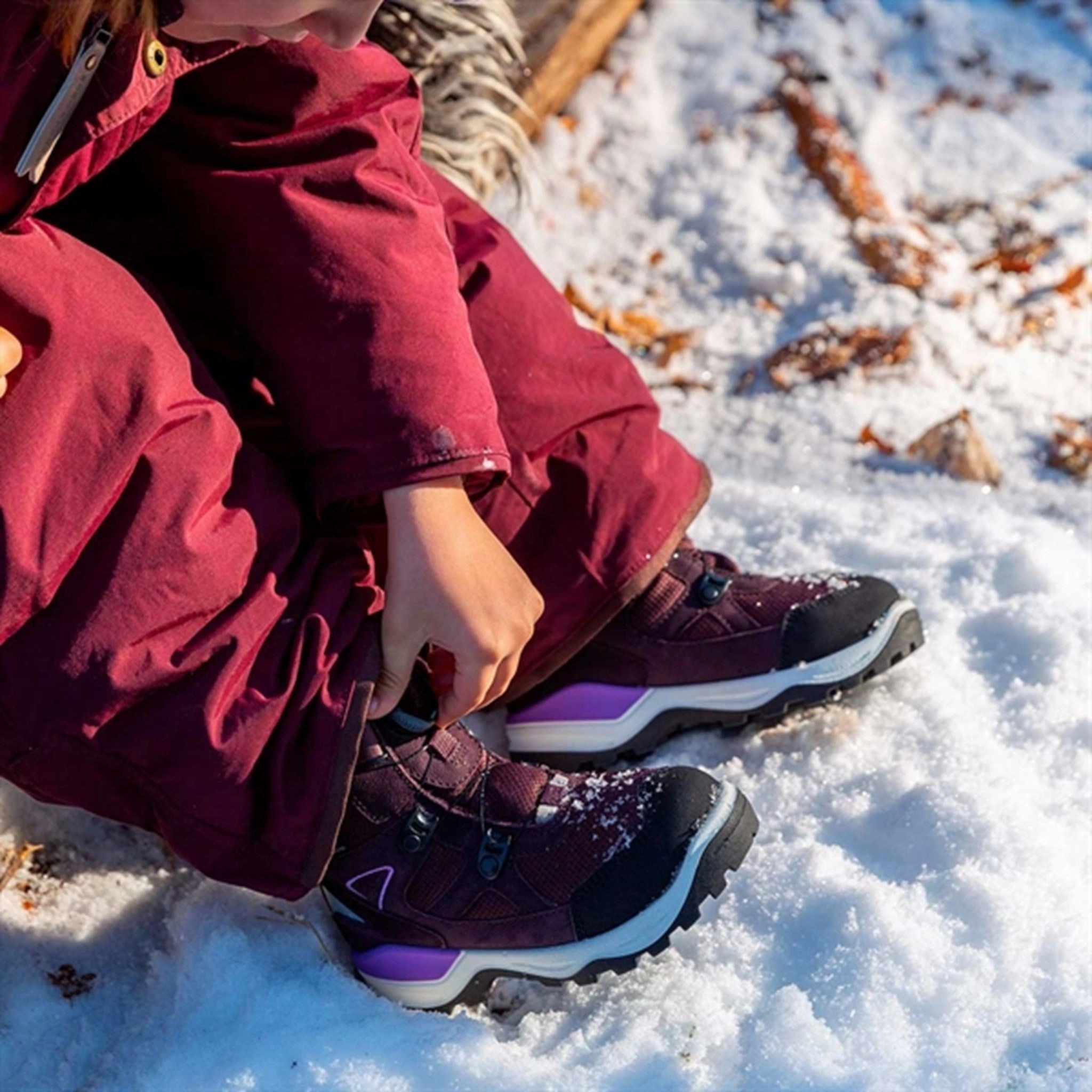 Ecco Snow Mountain Boots Black/Fig Snow Boots Low