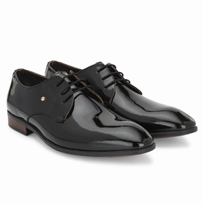 William Black Patent Leather Lace-ups Brooklyn Derby Shoe