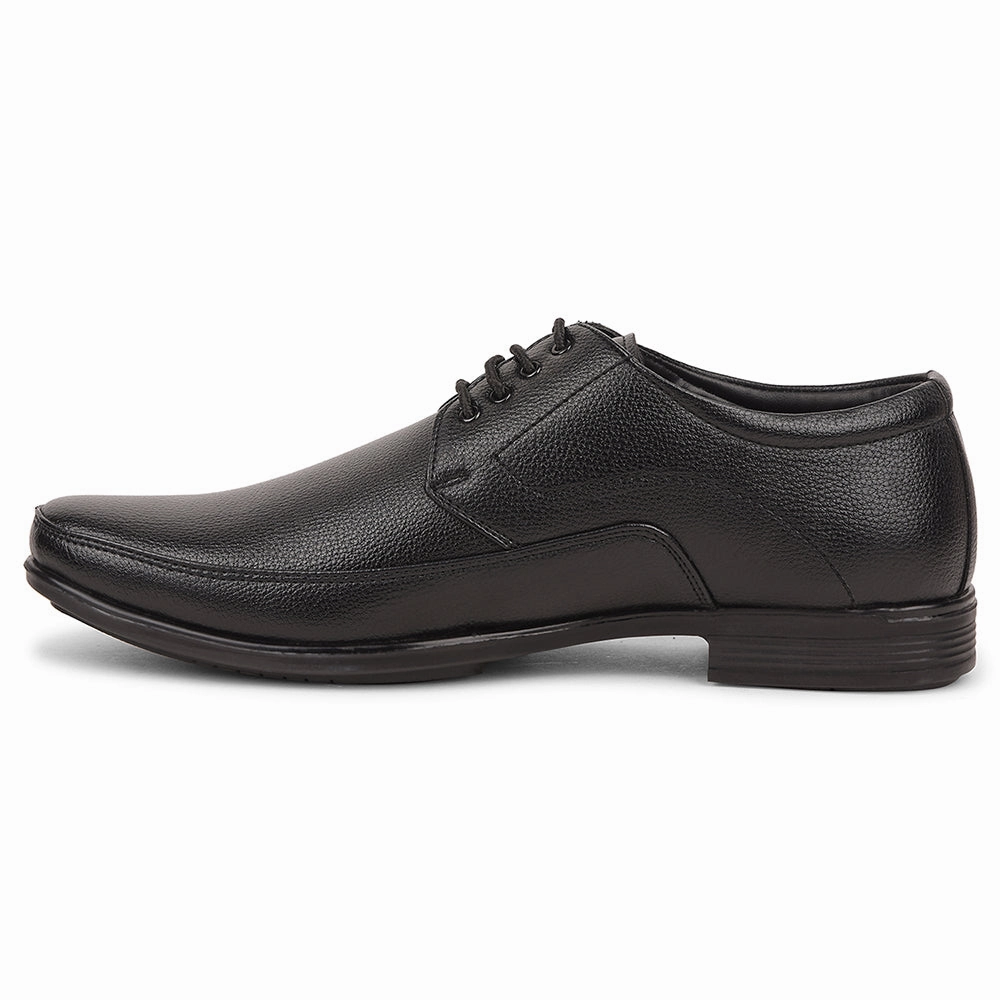 Fortune Black Formal Lacing Derby Shoes For Men UVL-134 By Liberty Hurley Lace Up Shoe