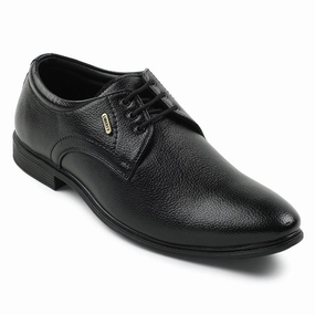 Fortune Black Formal Lacing Derby Shoes For Men HOL-130E By Liberty Dress Shoes Lace Up