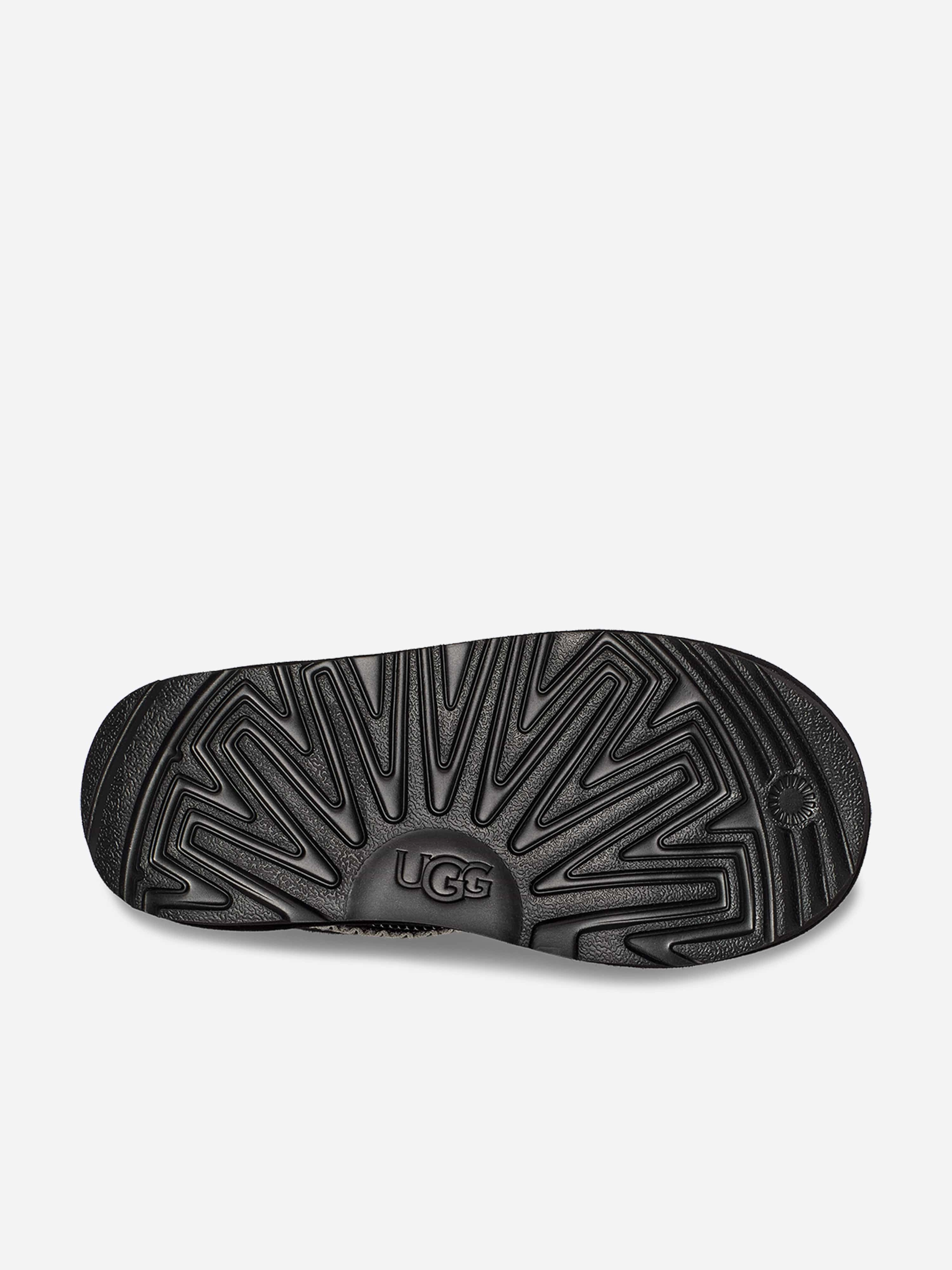 UGG Kids Classic Mini Crescent Boots in Black Floral Embroidered Cowgirl Boots