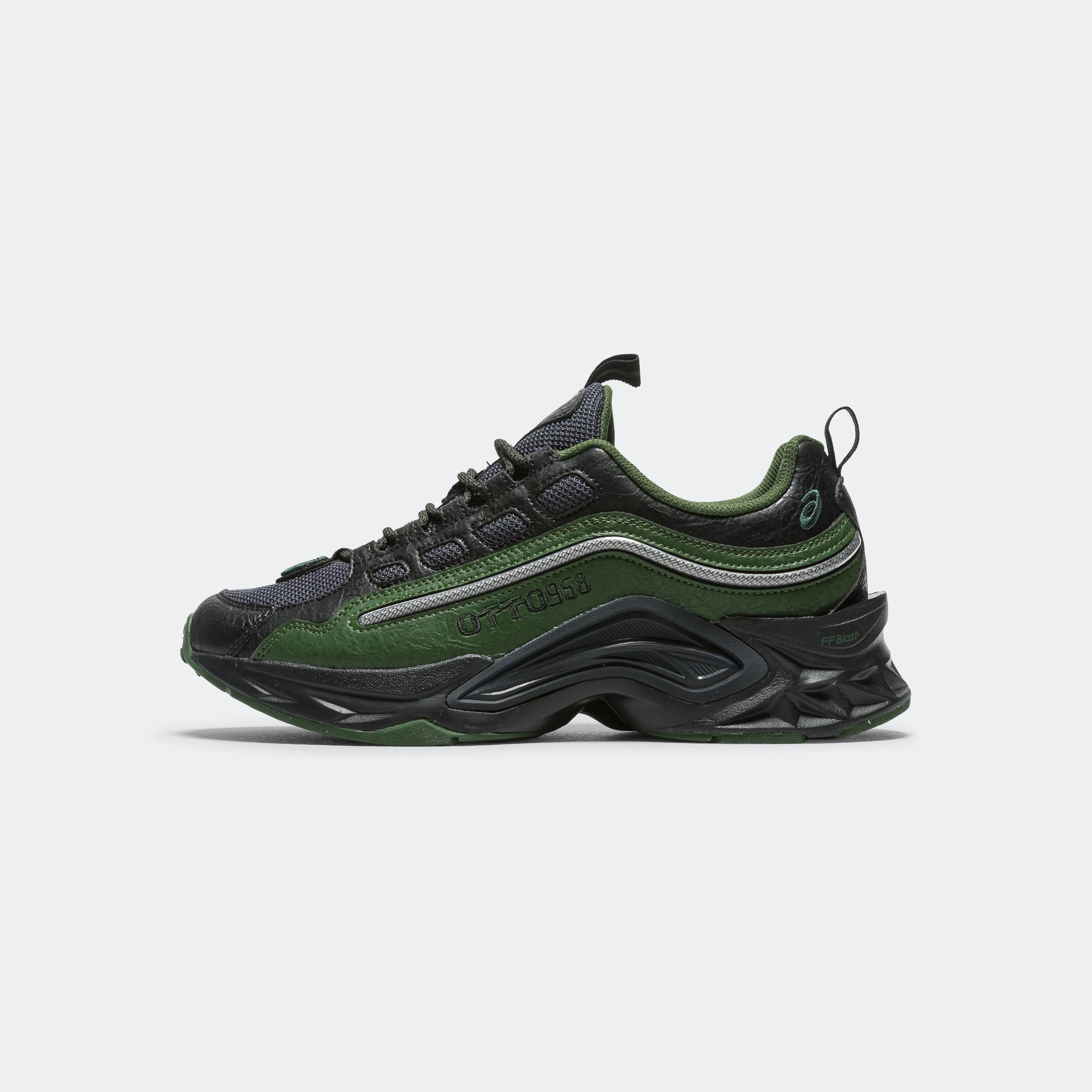 Customize Your Own Asics Wrestling Shoes Protoblast-CMLVIII x OTTO958 - Otto Green/Black