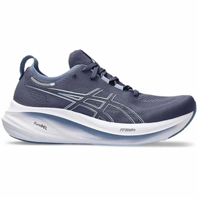 Men's Asics Gel-Nimbus 26, Thunder Blue/Denim Blue, 7.5 D Medium Asics Roadblast Running Shoes
