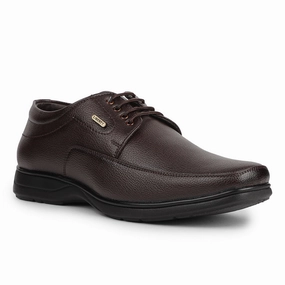Jacques Derby Shoes Fortune Brown Formal Lacing Derby Shoes For Men HOL-131E By Liberty