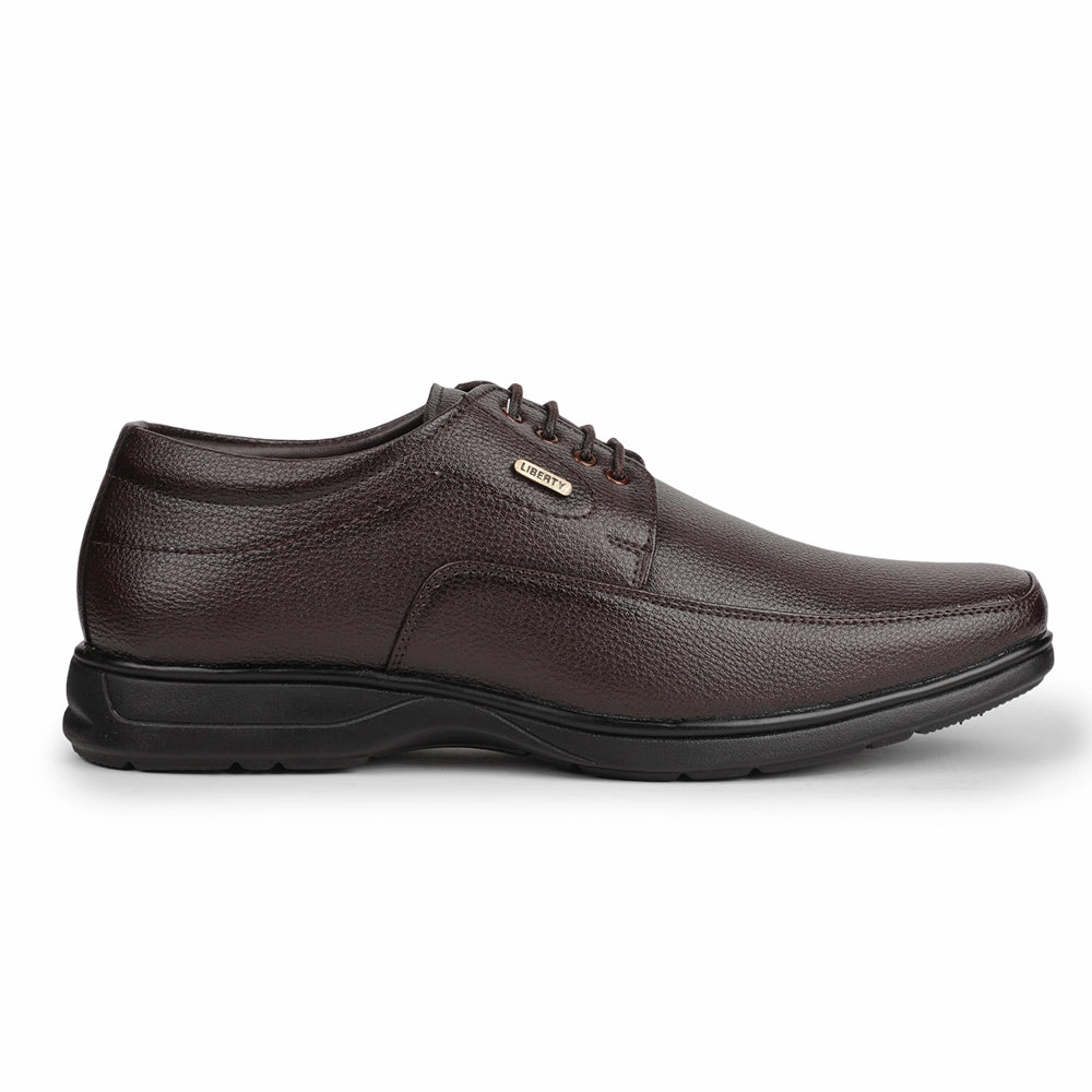 Two Tone Derby Shoes Fortune Brown Formal Lacing Derby Shoes For Men HOL-131E By Liberty