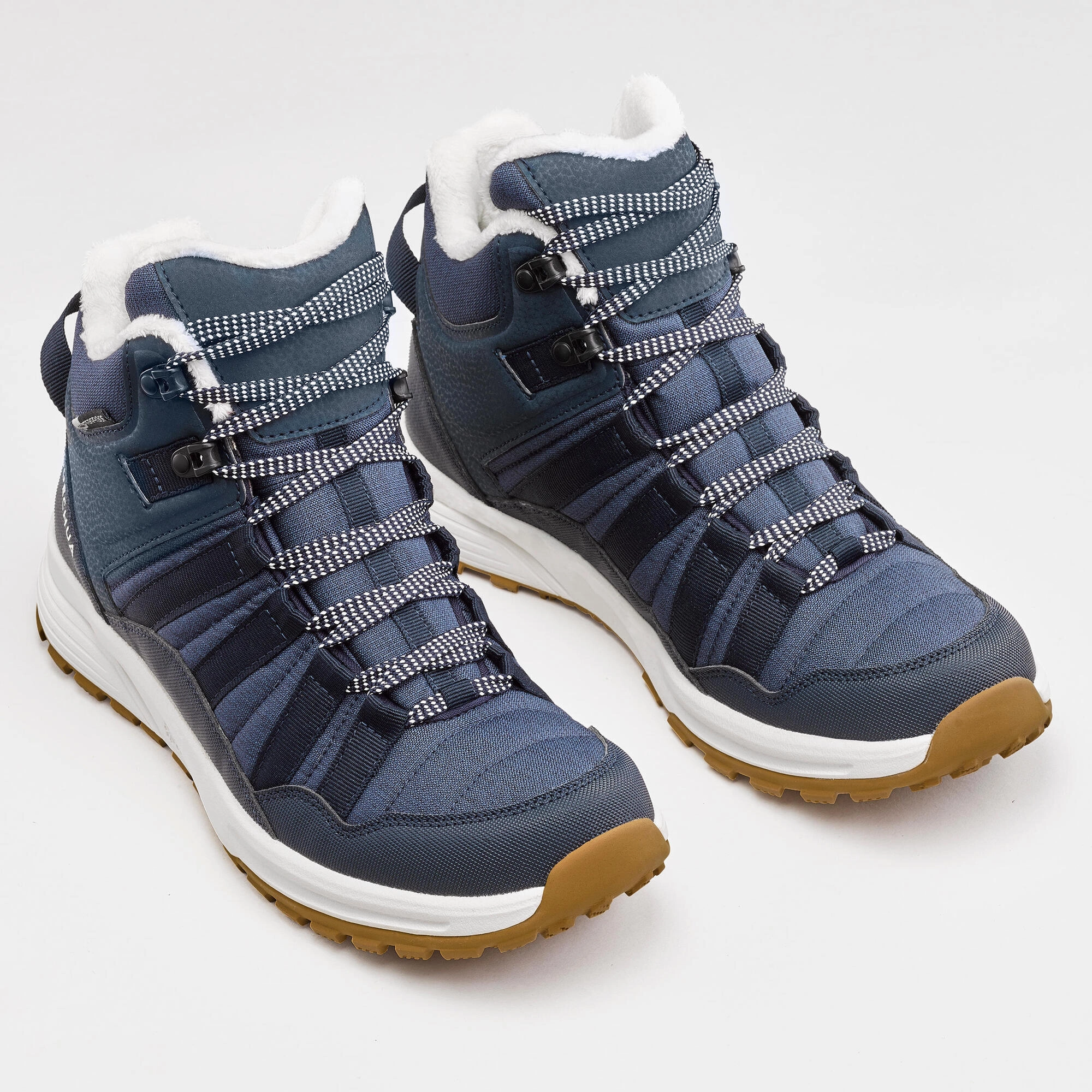 Quechua Women's SH100 X-Warm Waterproof Mid Hiking Boots Sorel Snow Boots Grey