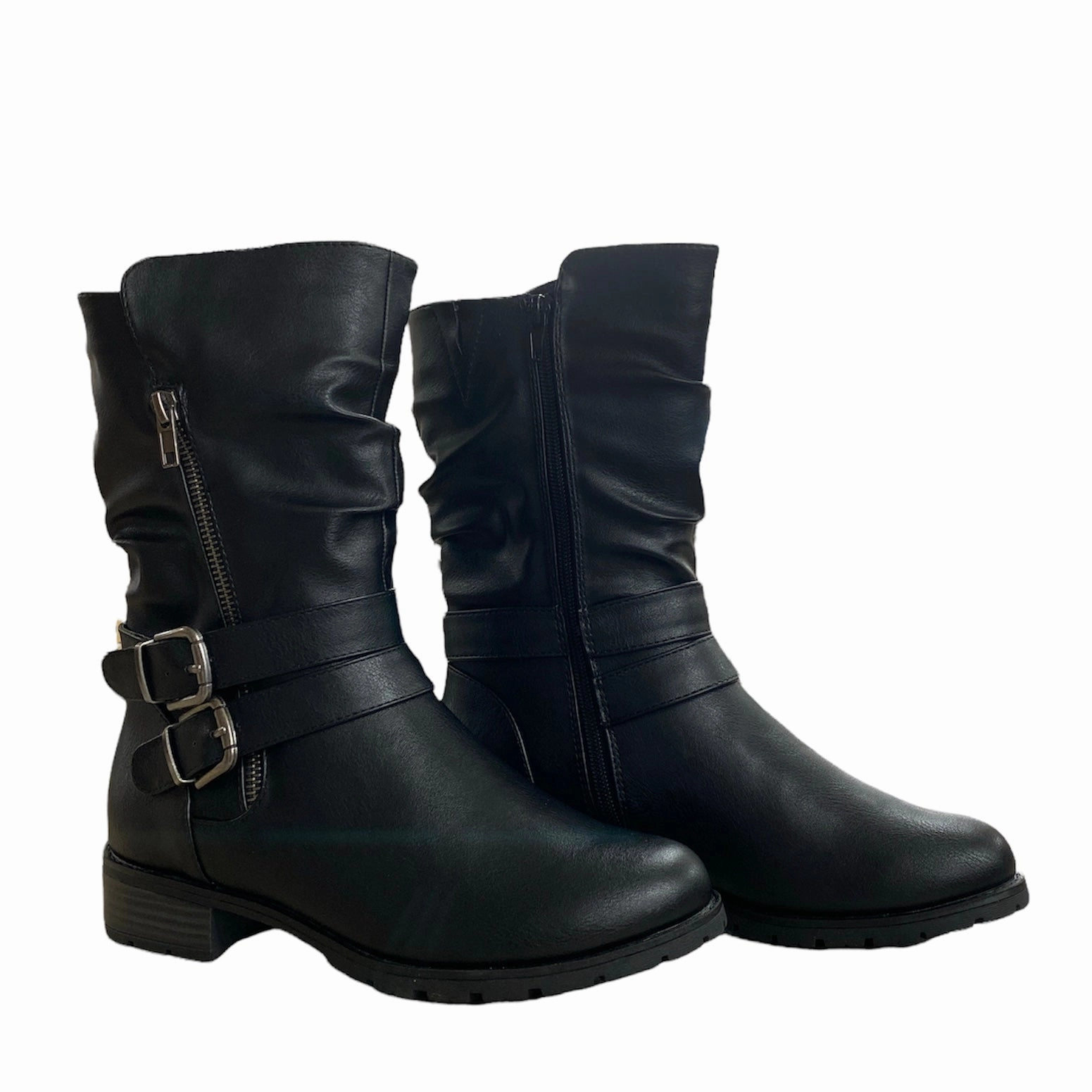 Queens-01 Black WP Wide Amazon Golf Shoes