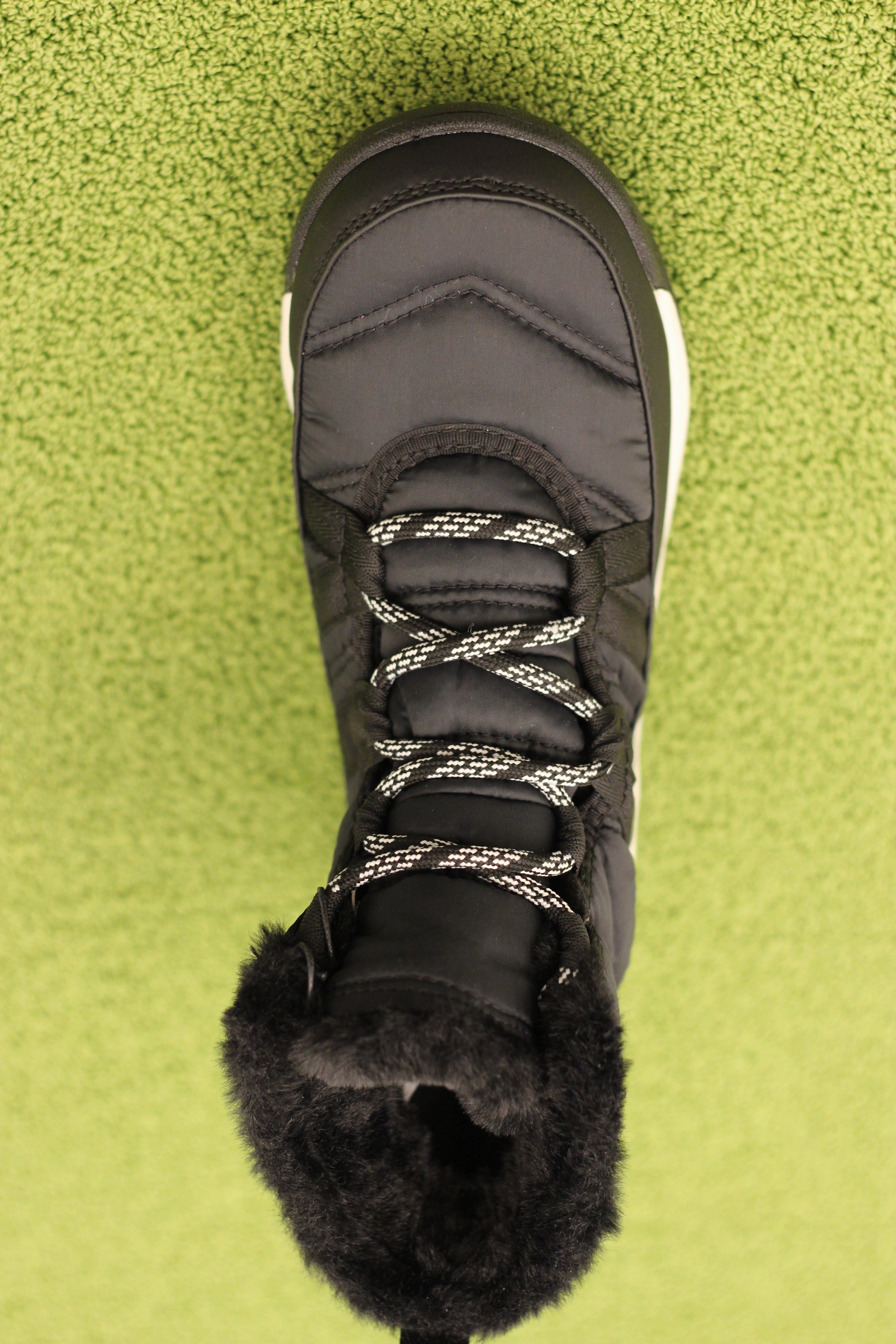 Waterproof Walking Shoe Women's Whitney Short Lace Boot - Black Nylon