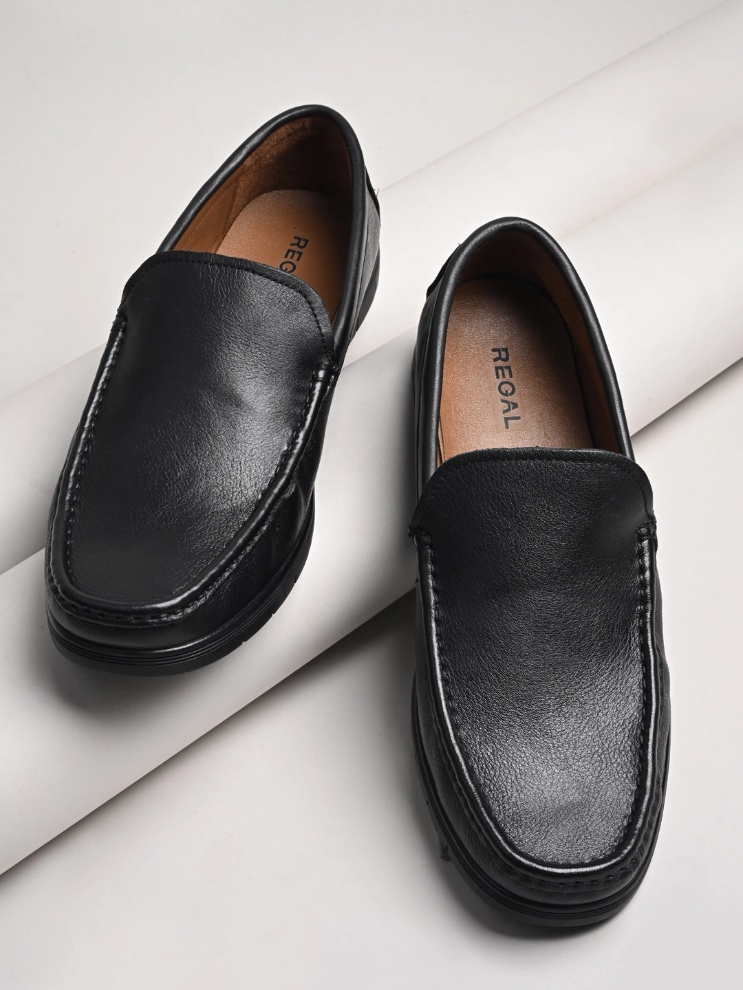 Regal Black Men Casual Driving Loafers Stubbs And Wootton Loafers