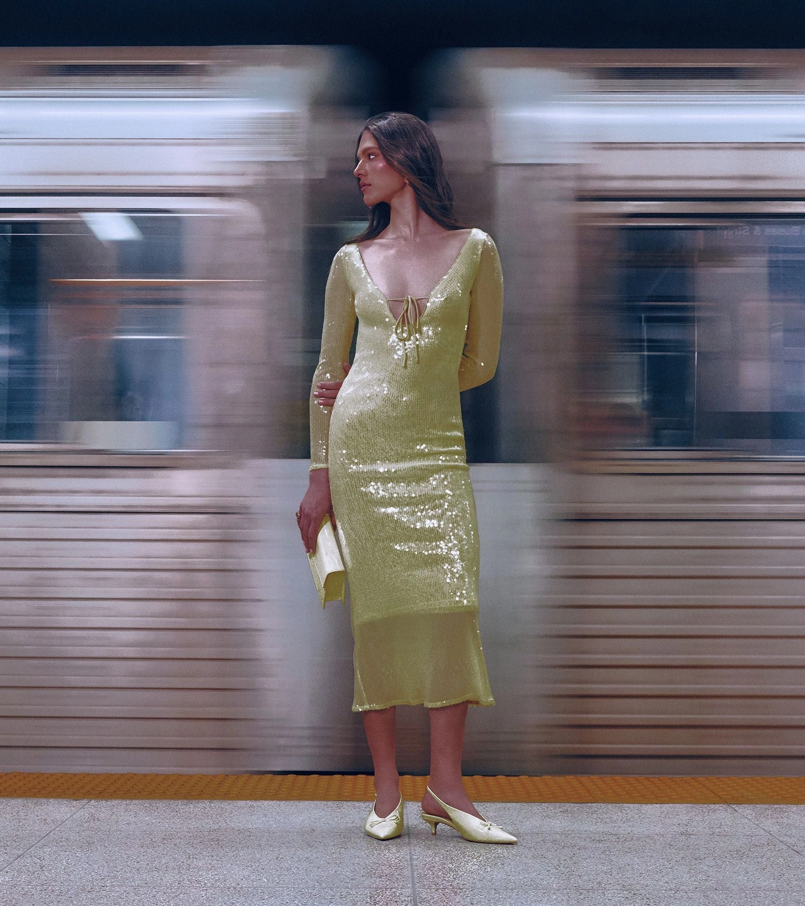 Reinaa Ladies Silver High Heel Shoes