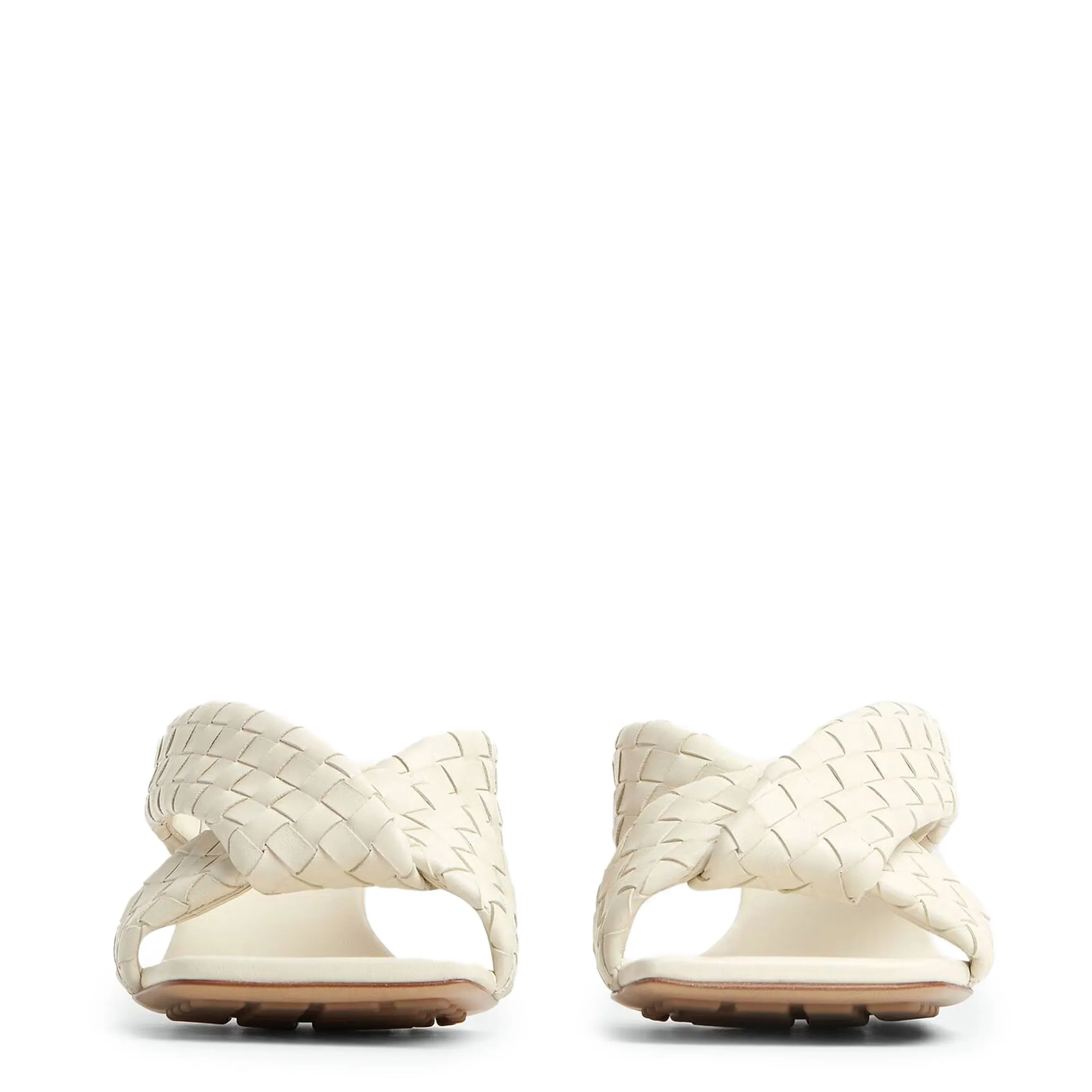 Riva Mule Woven 50, Sea Salt Sword High Heels