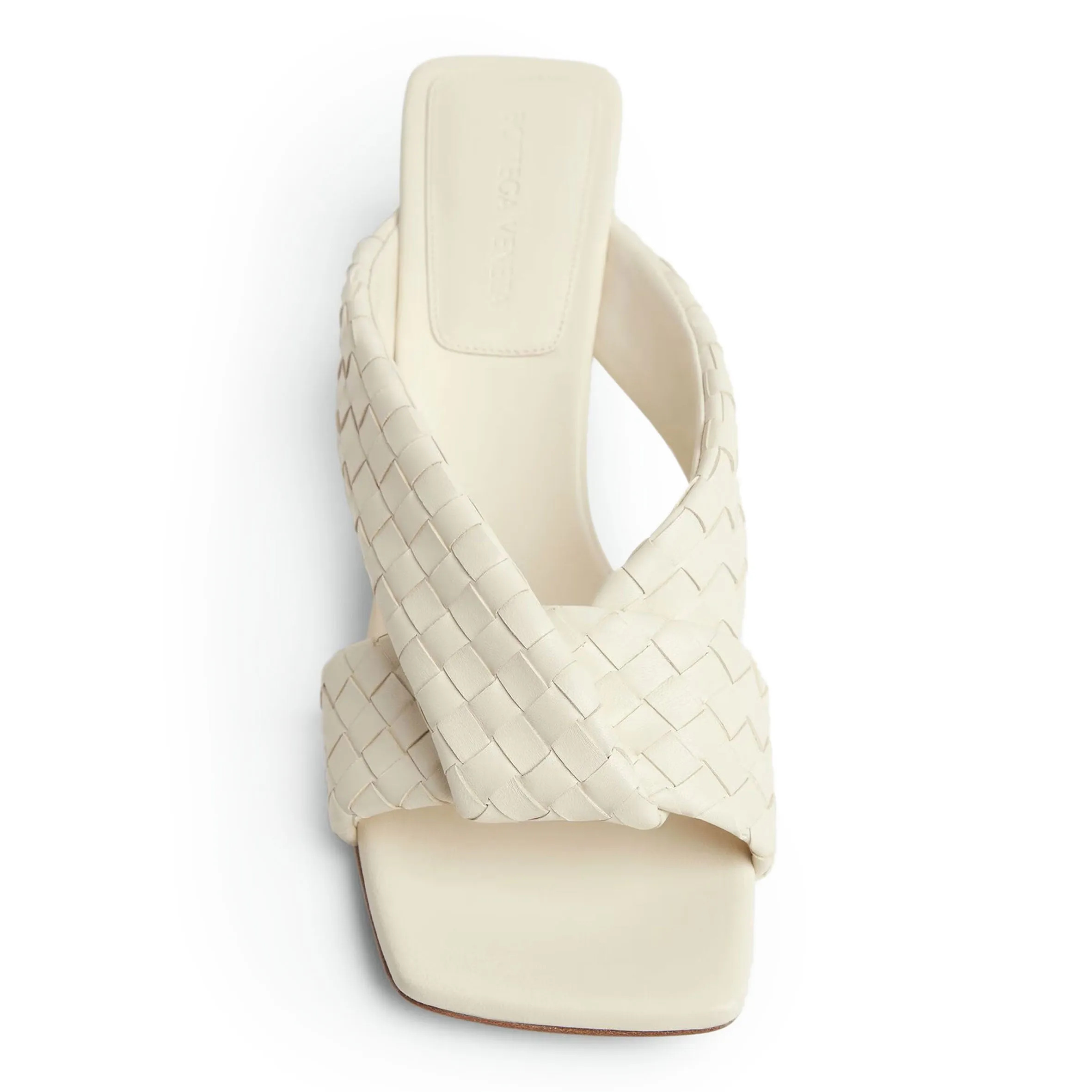 Riva Mule Woven 50, Sea Salt High Tops With Heels