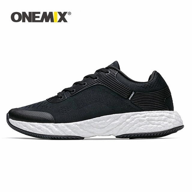 ONEMIX Men Running Shoes Marathon React Breatahble Running Shoes Athletic Trainers Sports Shoes Outdoor Women Walking Sneakers Best Wide Running Shoes