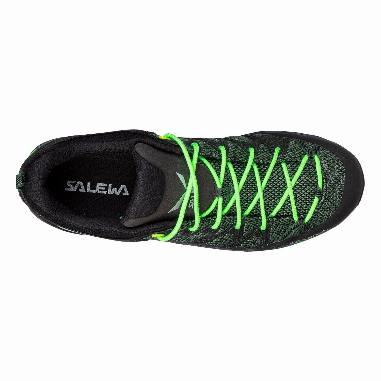 SALEWA MOUNTAIN TRAINER LITE GORE-TEX MEN'S SHOES - Green Myrtle Climbing Shoes Psicobloc