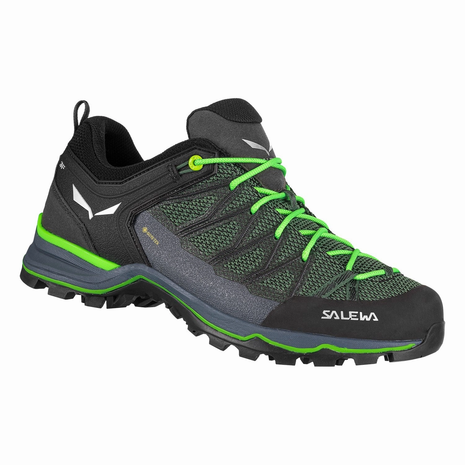 Differences In Climbing Shoes SALEWA MOUNTAIN TRAINER LITE GORE-TEX MEN'S SHOES - Green Myrtle
