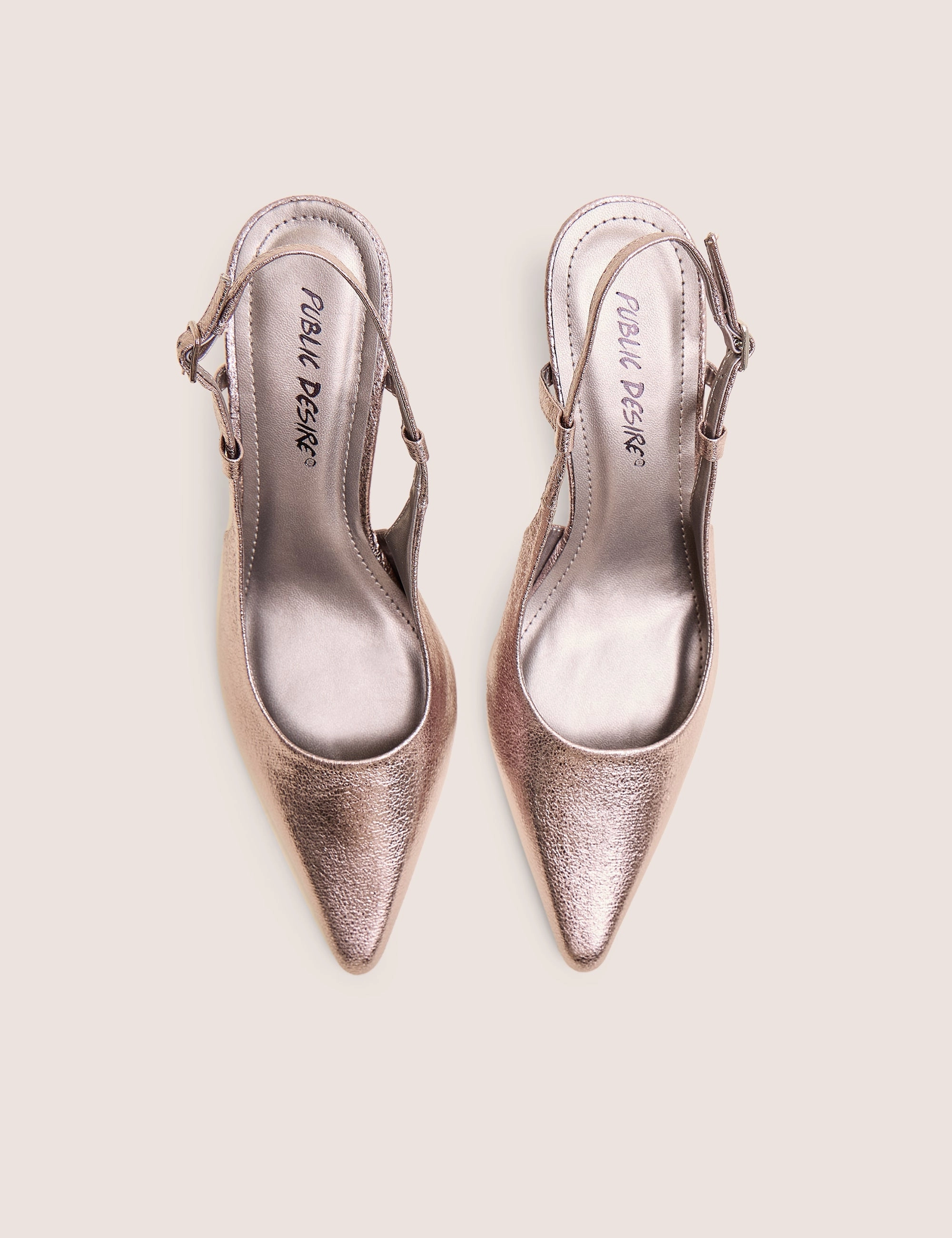 Salsa Cracked Pewter Sling Back Pointed Toe Heels Wedding Shoes High Heel